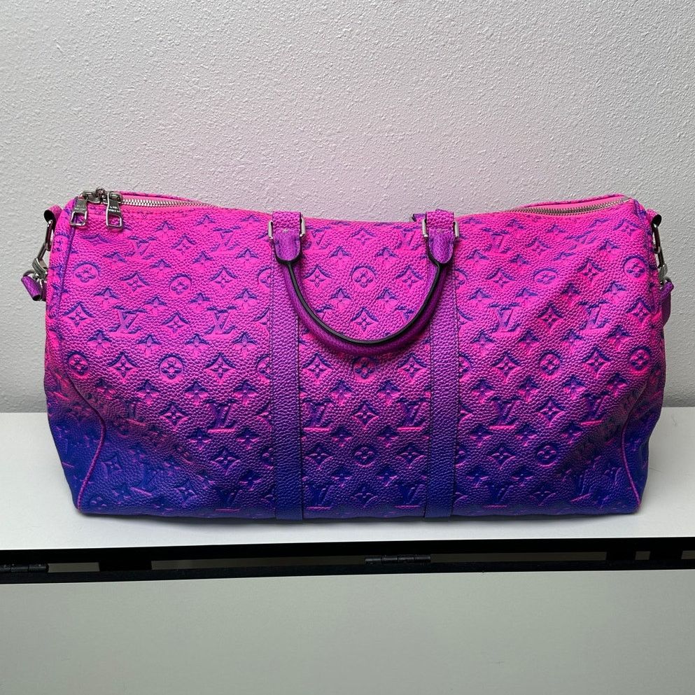 Louis Vuitton NWOT Keepall Bandouliere 50 Taurillon Illusion Virgil Abloh Size ONE SIZE - 2 Thumbnail