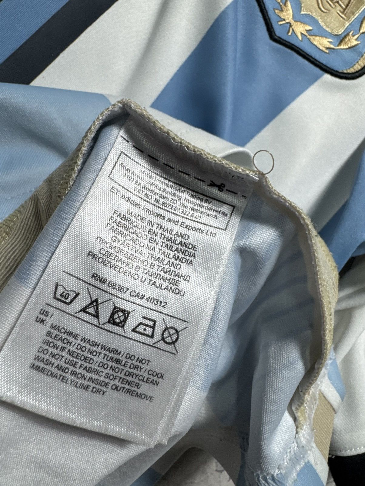 Adidas Adidas Argentina Team Lionel Messi #10 2013/14 Soccer Jersey Size US S / EU 44-46 / 1 - 12 Thumbnail