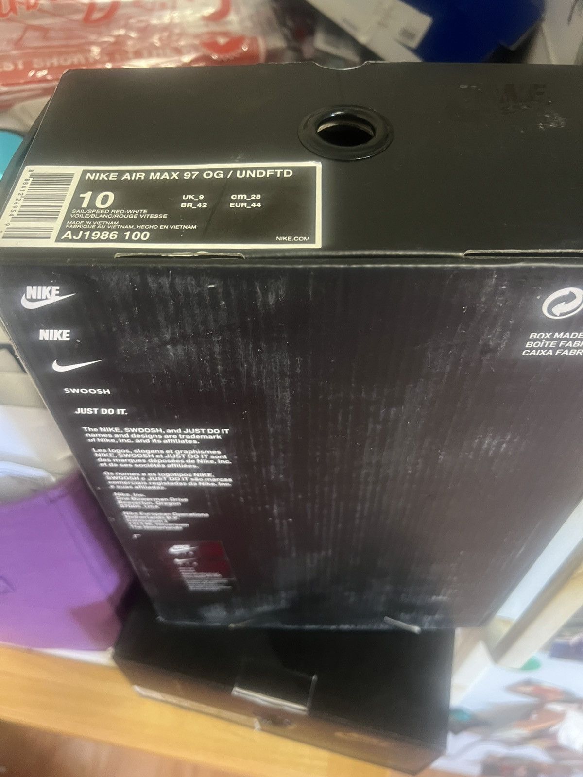 Nike Nike Undefeated x Air Max 97 OG Sail White Size 10 Size US 10 / EU 43 - 6 Thumbnail