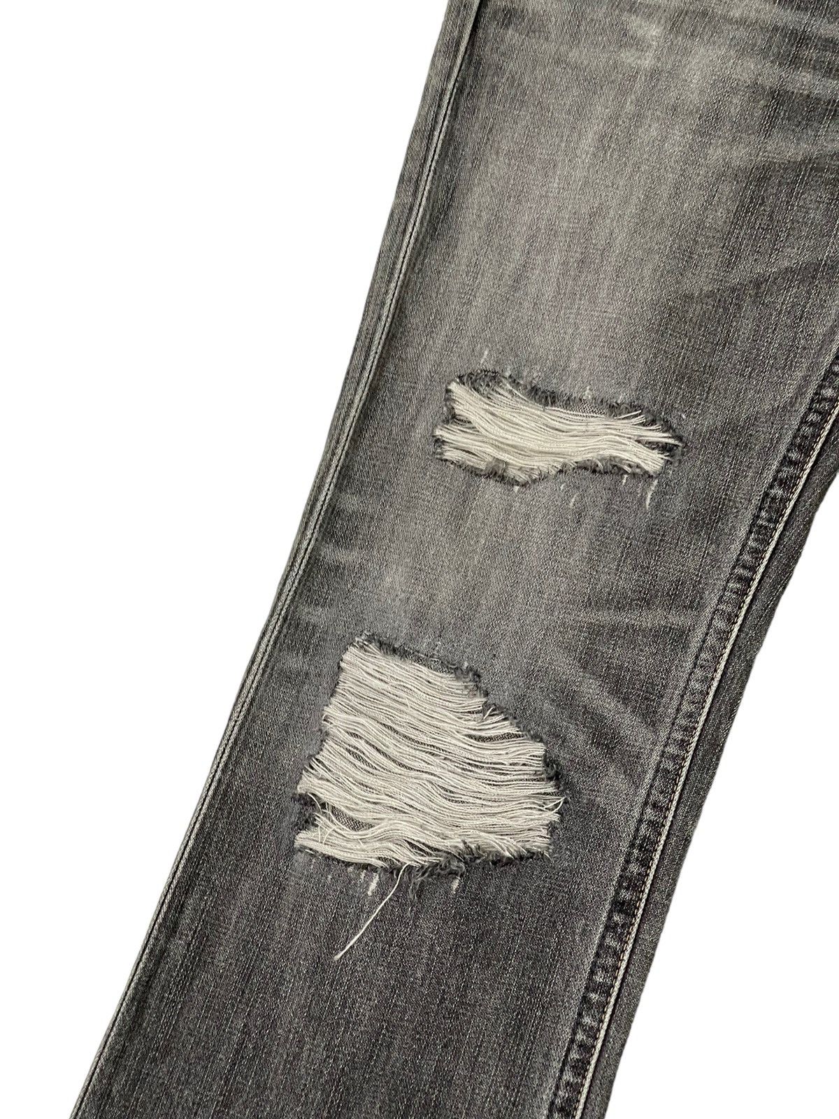 Japanese Brand Flare Jeans Wrangler Over Distress Denim Boot Cut 6🟦4 Size US 31 - 6 Thumbnail