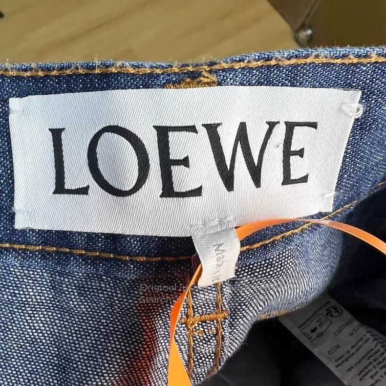 Loewe Loewe High Waisted Straight Washed Jeans Size 42" / US 20 - 3 Thumbnail