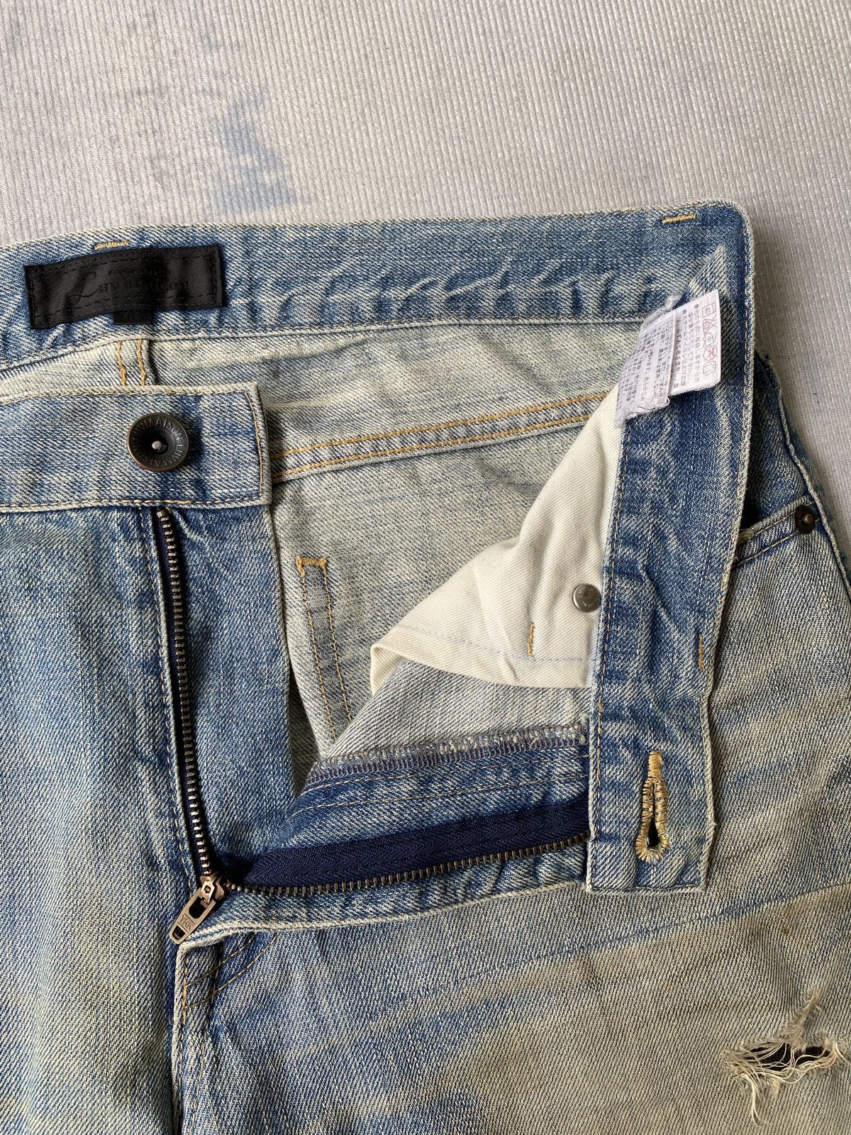 JACKROSE 2000s - Luvmaison Jackrose Japan Rusty Distressed Denim Size US 33 - 20 Thumbnail