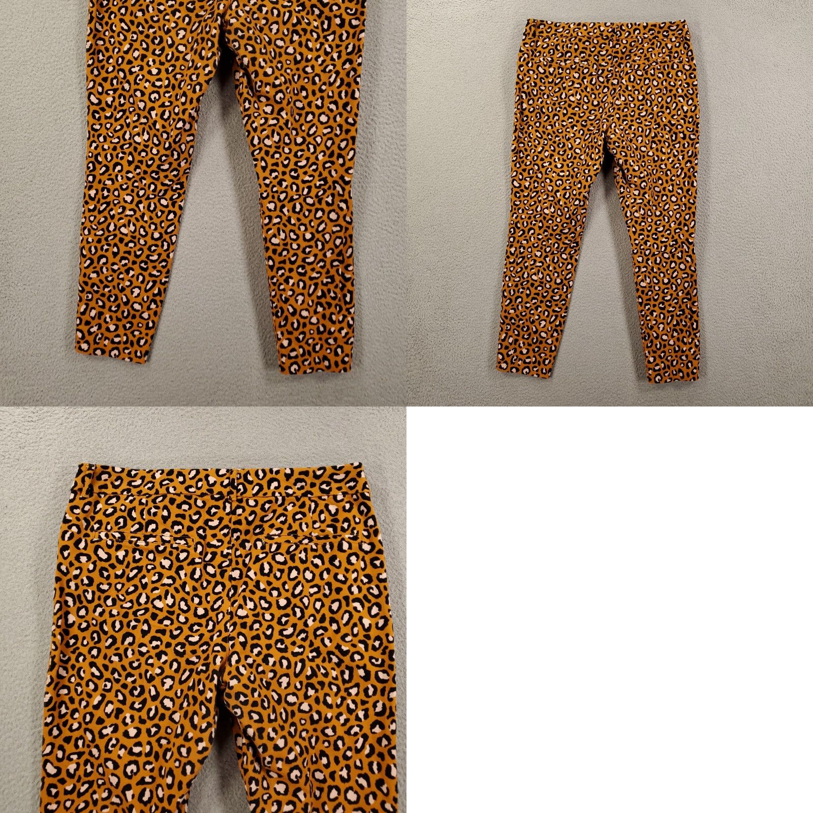 Old Navy Old Navy Leopard Pants Womens 14 Pixie Animal Print Stretch Ankle Cheetah Pants Regular Women 90s City Size 36" / US 14 / IT 50 - 9 Thumbnail