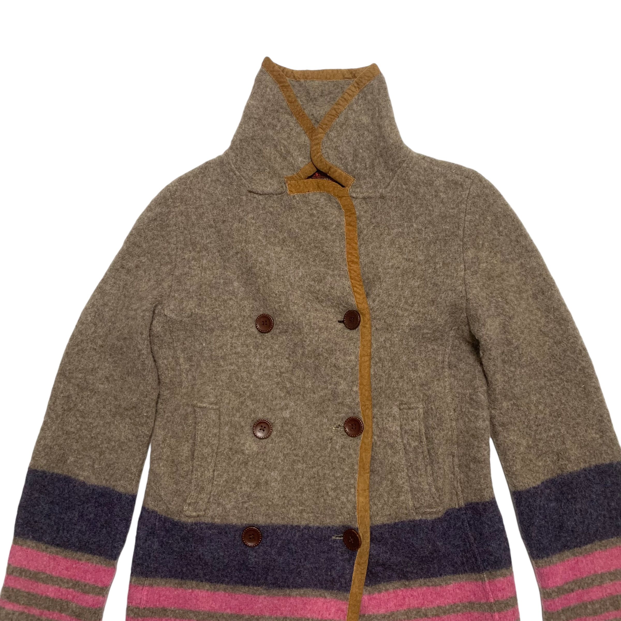 Hysteric Glamour Hysteric Glamour Stripe Double Breast Wool Jacket Size M / US 6-8 / IT 42-44 - 3 Thumbnail