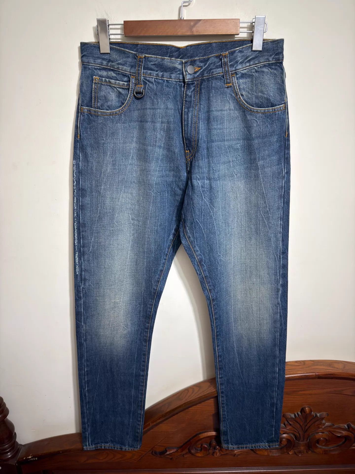 Moncler Moncler x Fragment Design Men's Slim Jeans 46 Size US 30 / EU 46 - 1 Thumbnail