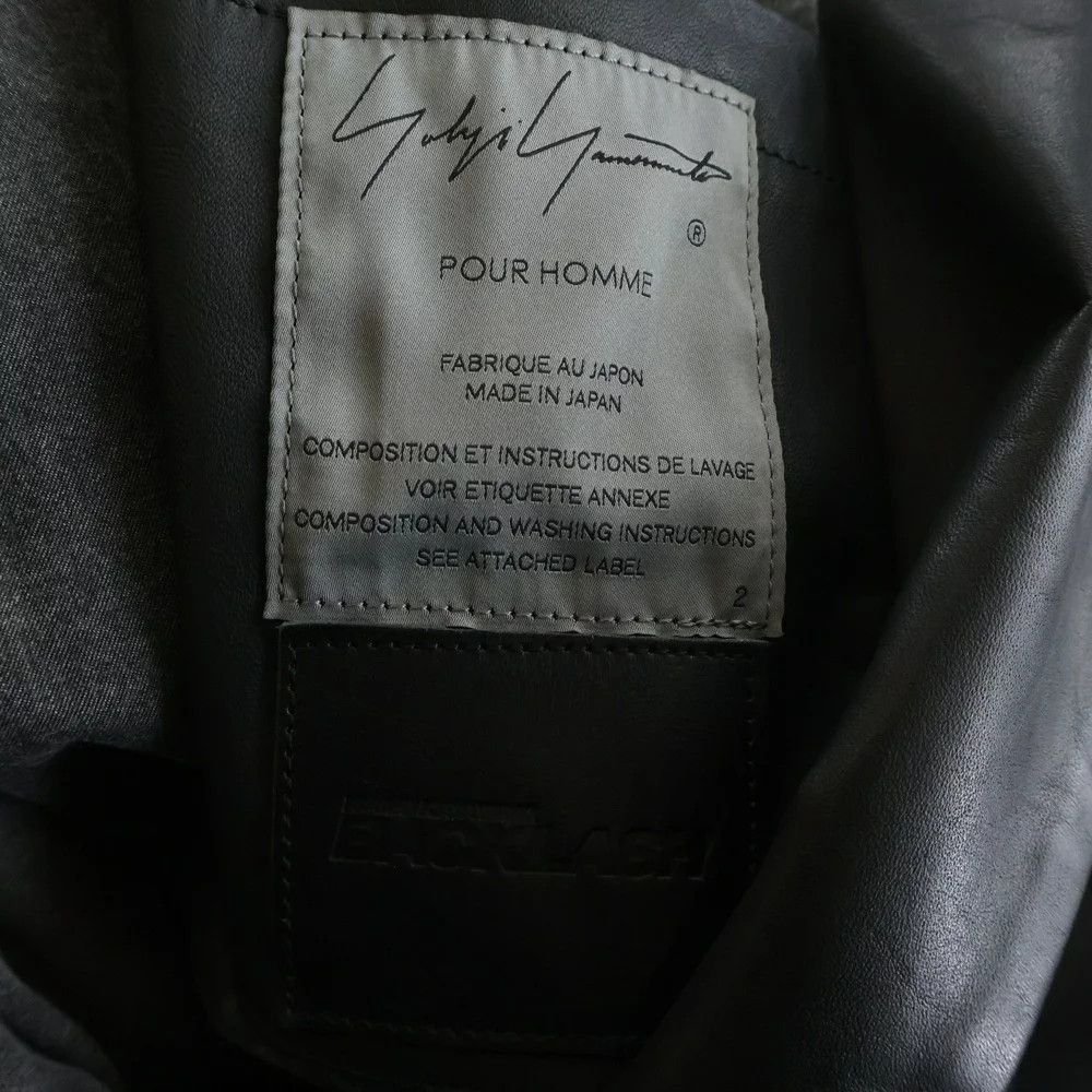 Yohji Yamamoto yohji yamamoto ×BACKRUSH LETHER TAILOLED JACKET Size US M / EU 48-50 / 2 - 7 Thumbnail