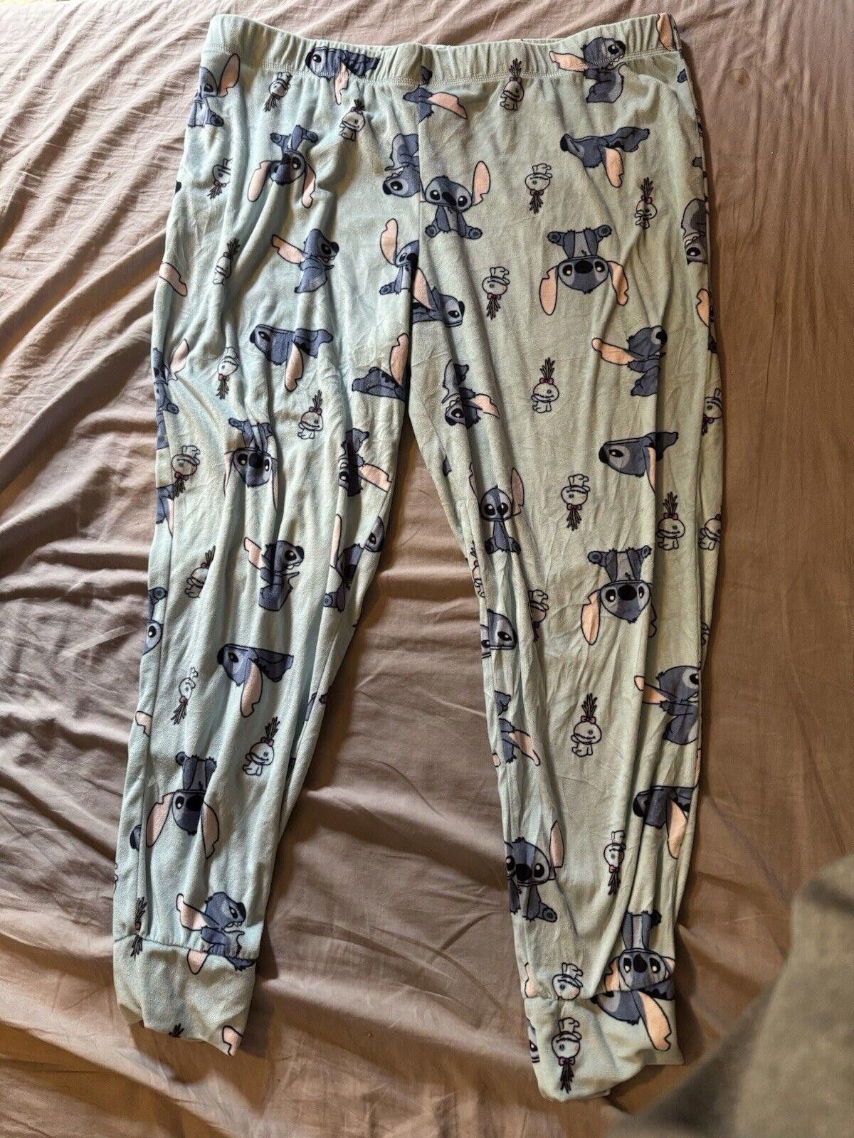 Disney Disney Stitch Pajama Set Women’s XL Lightweight Fleece Size ONE SIZE - 6 Thumbnail