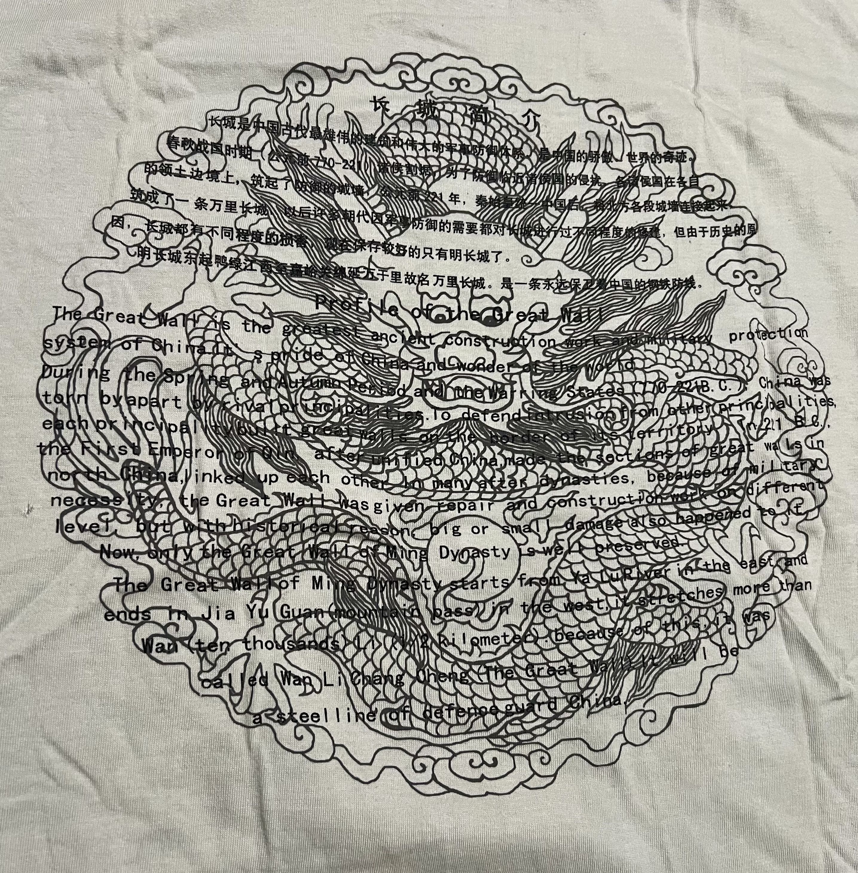 Other Great Wall of China Y2K Tourist Streetwear Vintage T-Shirt Size US XXL / EU 58 / 5 - 6 Thumbnail