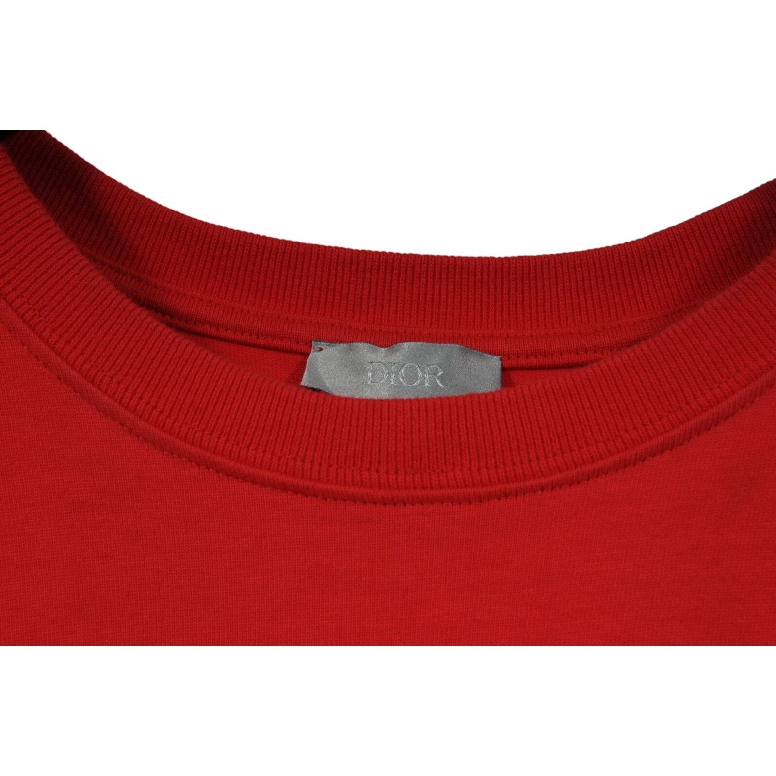 Dior Embroidered CD Logo T Shirt XL Red Size US XL / EU 56 / 4 - 5 Thumbnail