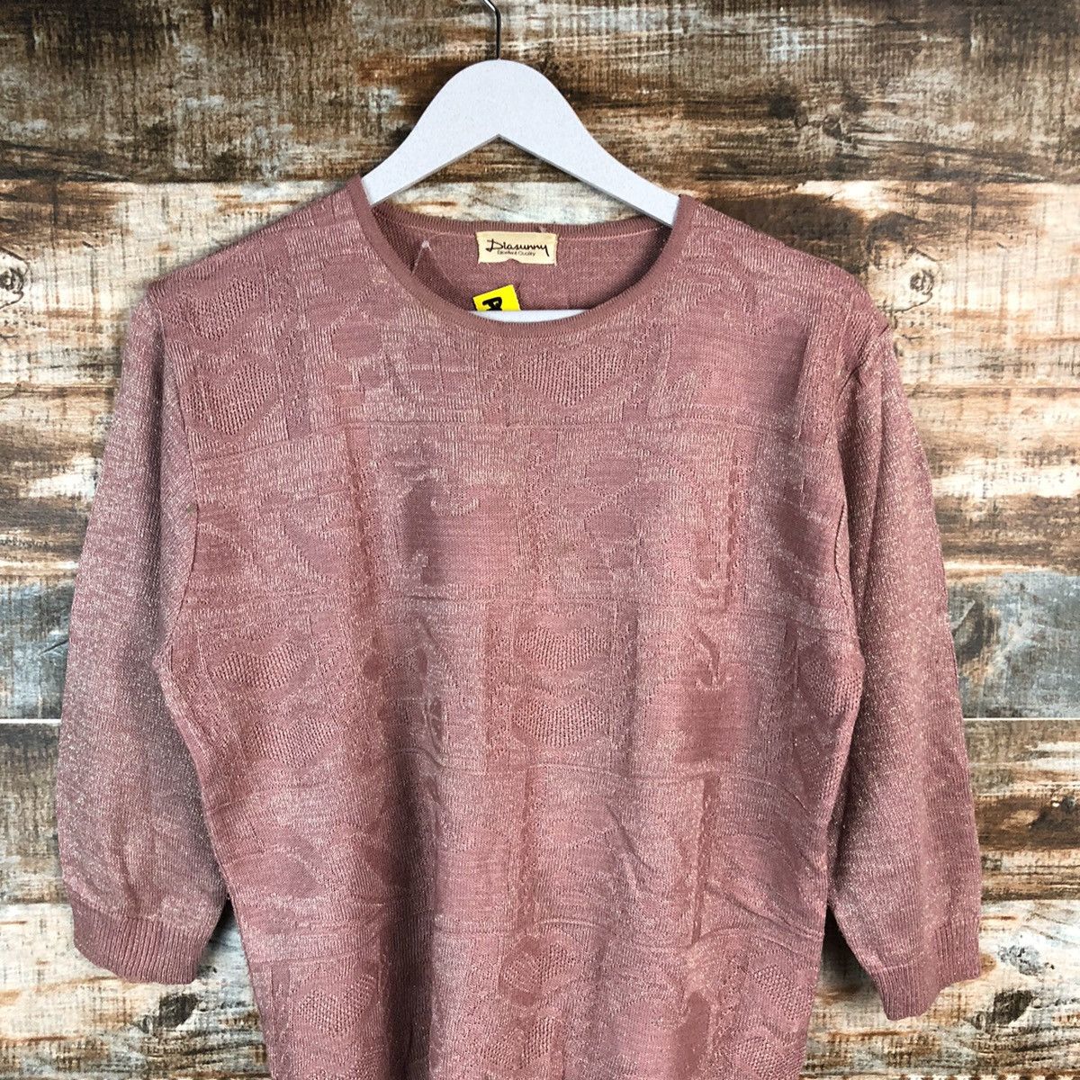 Homespun Knitwear × Japanese Brand Dia Sunny vintage Pink Knitwear #A1569 Size M / US 6-8 / IT 42-44 - 5 Thumbnail
