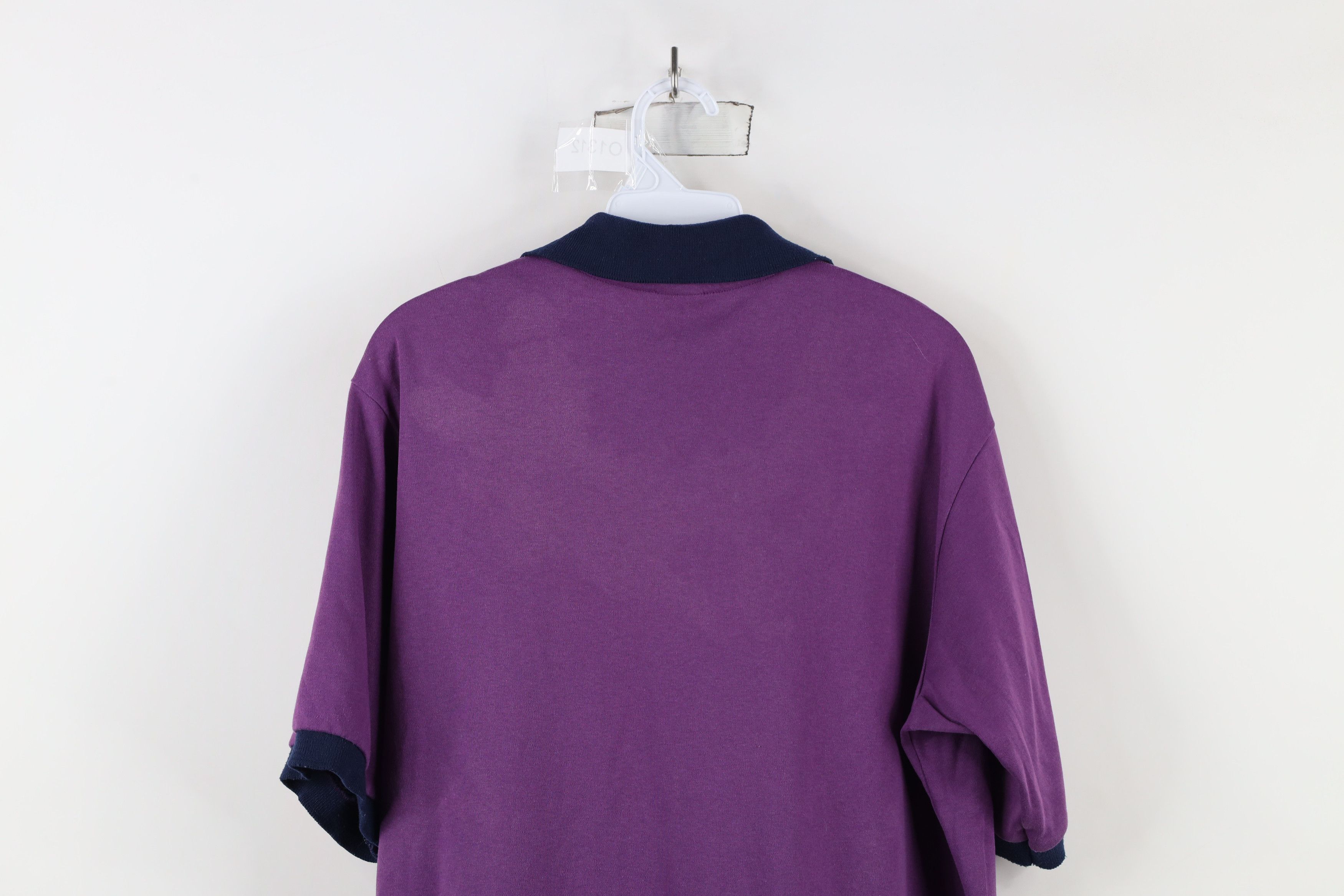 Vintage Vintage 90s Spell Out Matco Tools Polo Shirt Purple USA Size US L / EU 52-54 / 3 - 13 Thumbnail