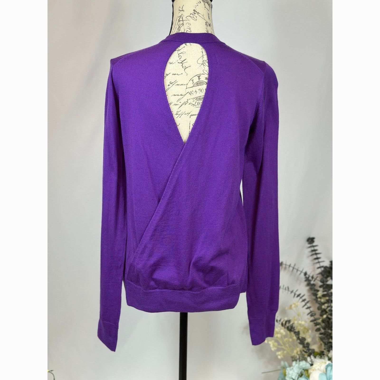 Zadig & Voltaire Zadig & Voltaire Emma We Goa Purple Merino Wool Sweater L Size L / US 10 / IT 46 - 18 Thumbnail