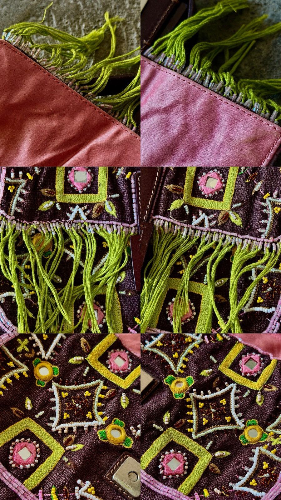 Fendi Fendi - Karl Lagerfeld - 2000's Beaded Fringe - Baguette Bag Size ONE SIZE - 20 Thumbnail