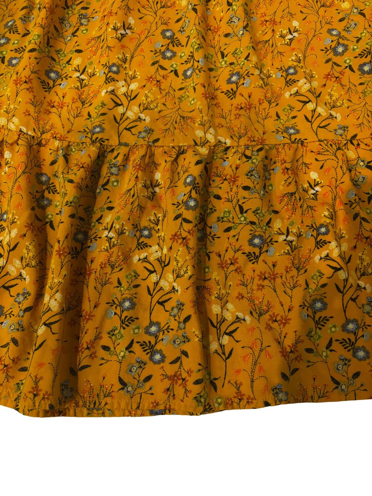 Old Navy Yellow floral Dress.wd2025 Size L / US 10 / IT 46 - 3 Thumbnail