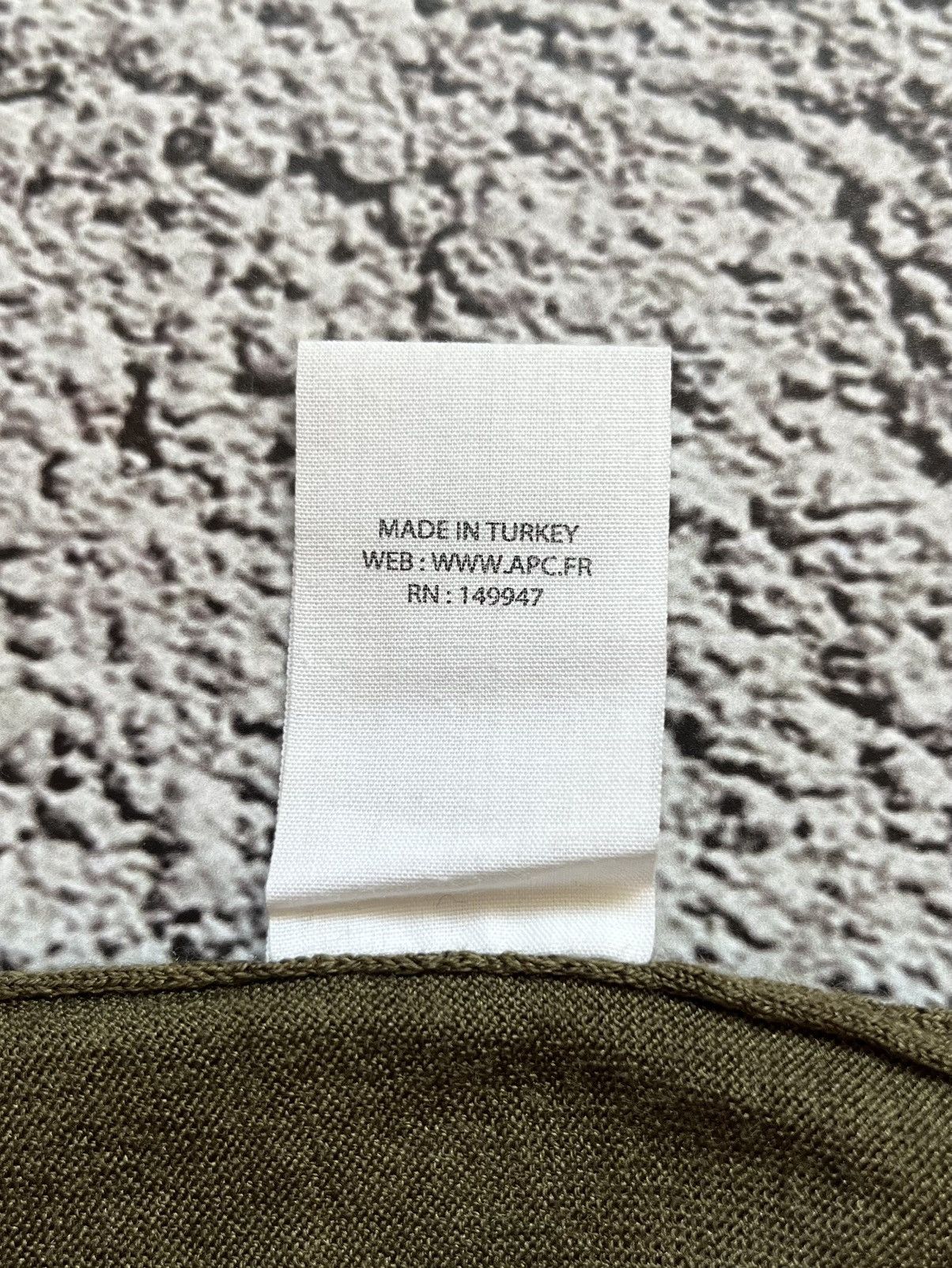 A.P.C. A.P.C. Wool-Silk Olive Green Sweater Size L Size US L / EU 52-54 / 3 - 7 Thumbnail