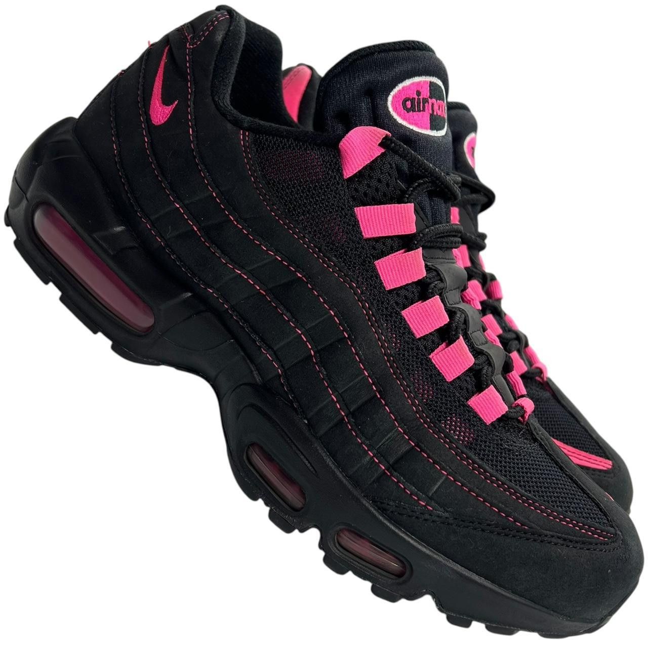 Nike Nike Air Max 95 Black Pink Blast - Size US 9 / EU 44 / UK 8 Size US 9 / EU 42 - 1 Thumbnail