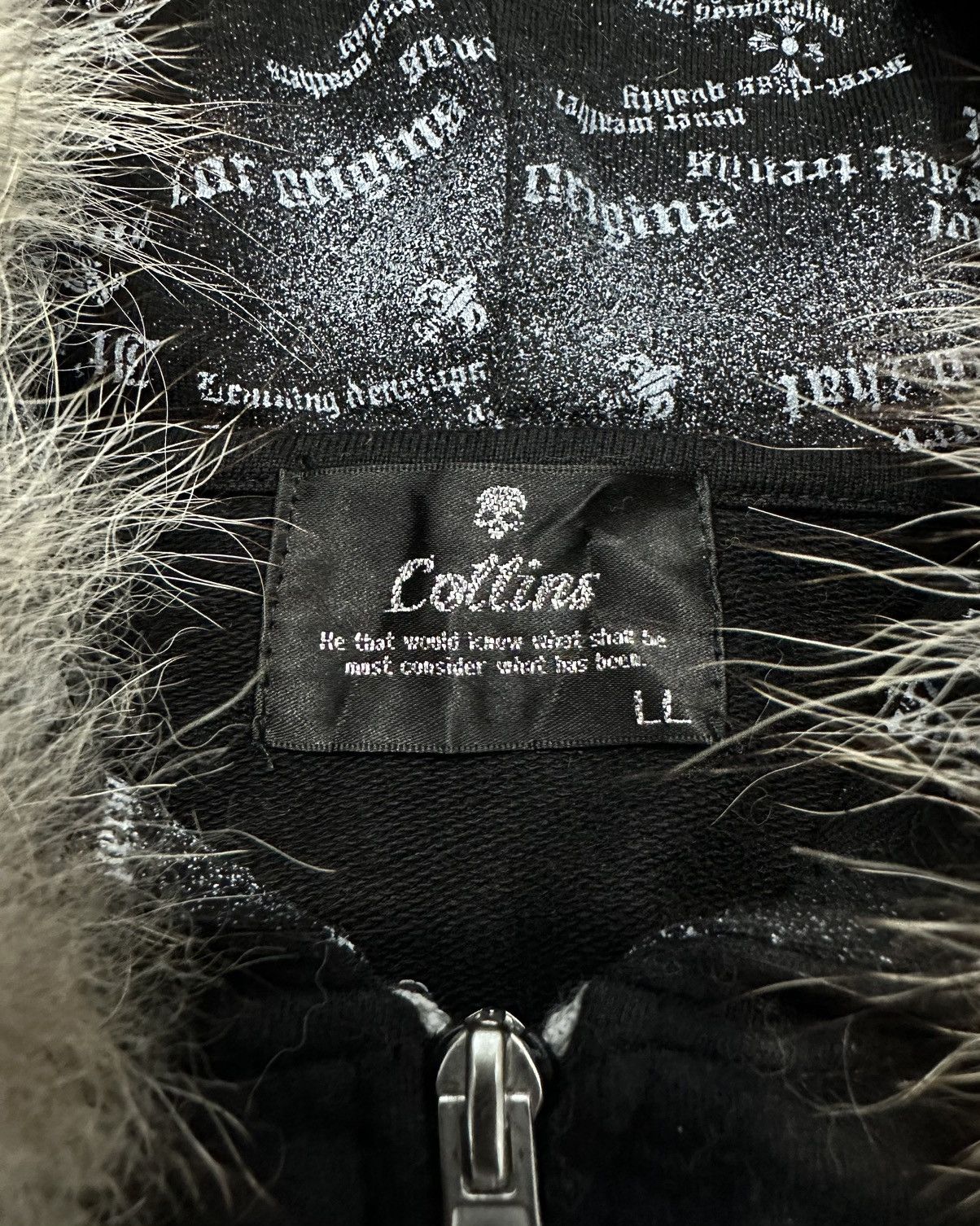 Beauty Beast Fur Hoodie Collins Skull Poem Ifsixwasnine Lgb Style Size US L / EU 52-54 / 3 - 4 Thumbnail