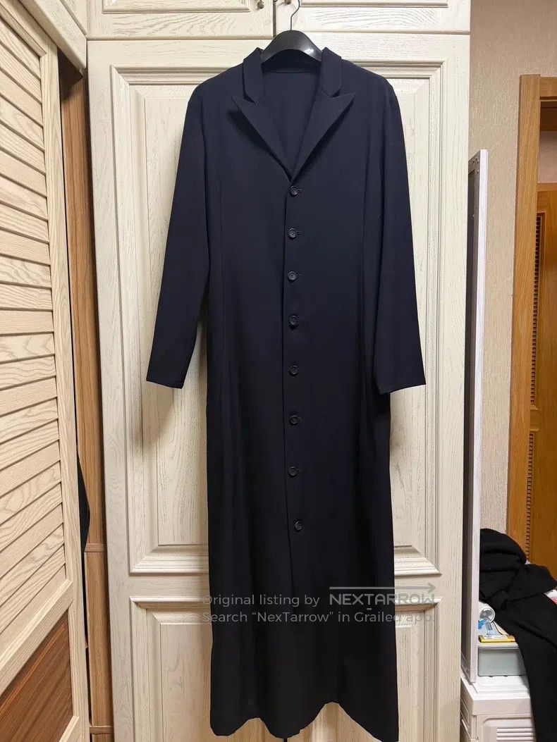Yohji Yamamoto Yohji Yamamoto size os Navy blue wool jacket Size US M / EU 48-50 / 2 - 1 Thumbnail