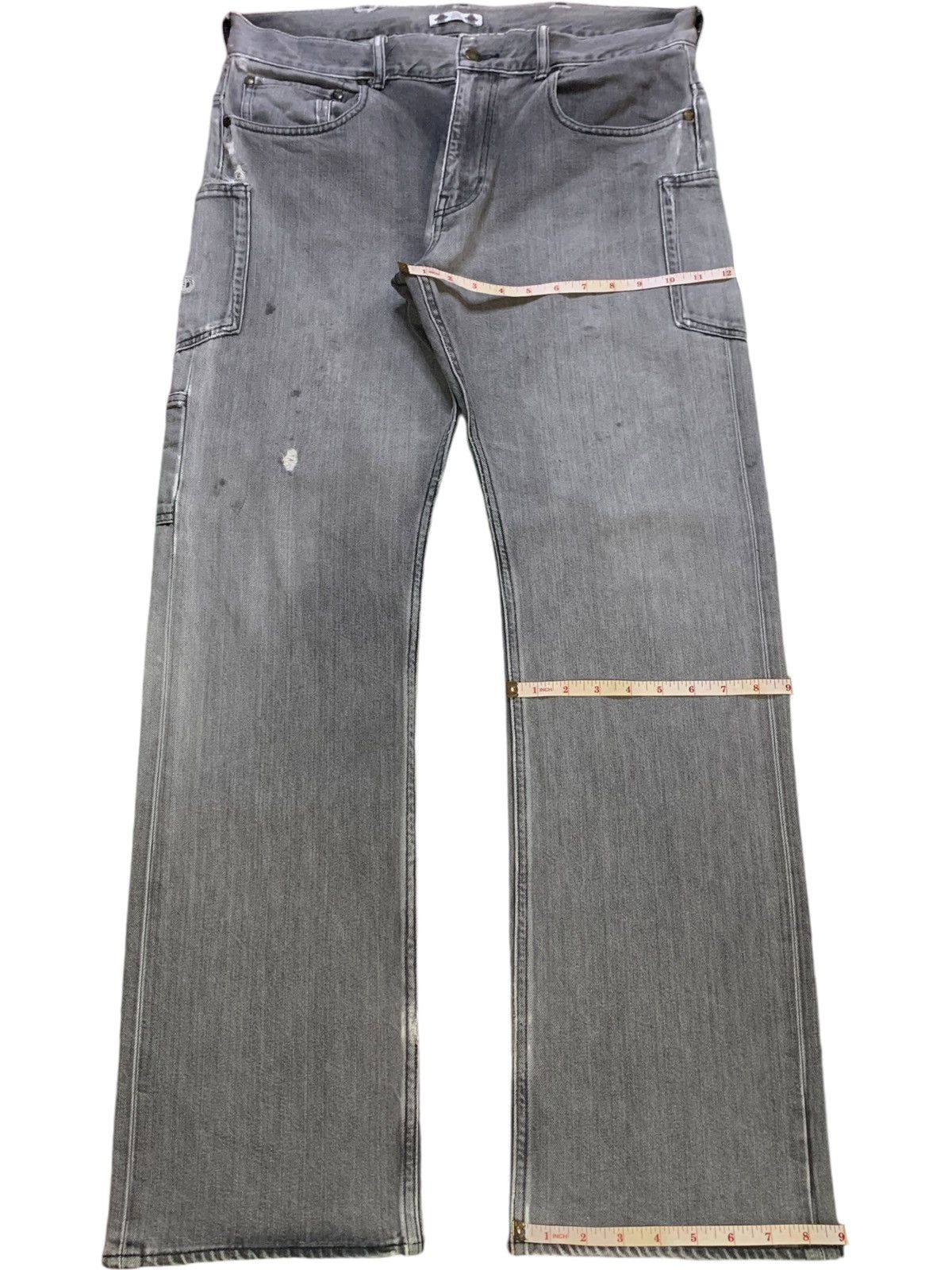 Japanese Brand Vintage Japanese Brand Buckle Back Cargo Baggy Jeans Size US 36 / EU 52 - 15 Thumbnail