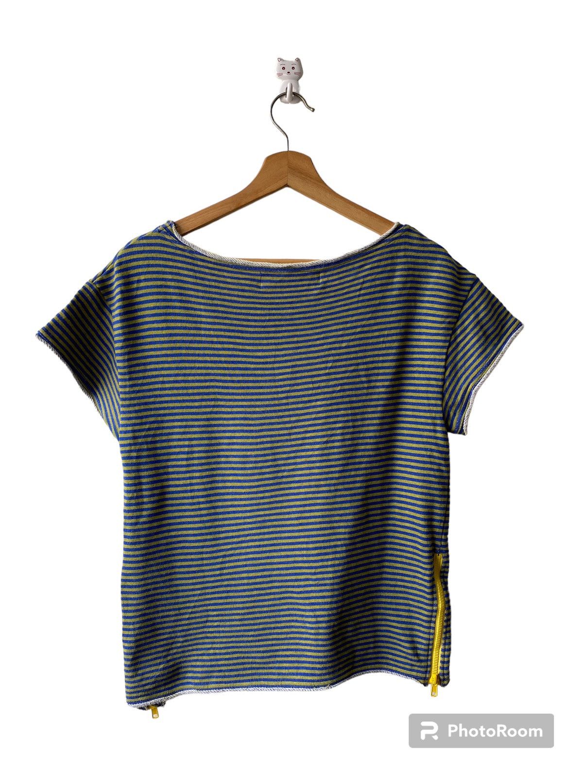 Issey Miyake × mercibeaucoup 2000s - Mercibeaucoup By Issey Miyake Stripped Tee Size S / US 4 / IT 40 - 2 Thumbnail