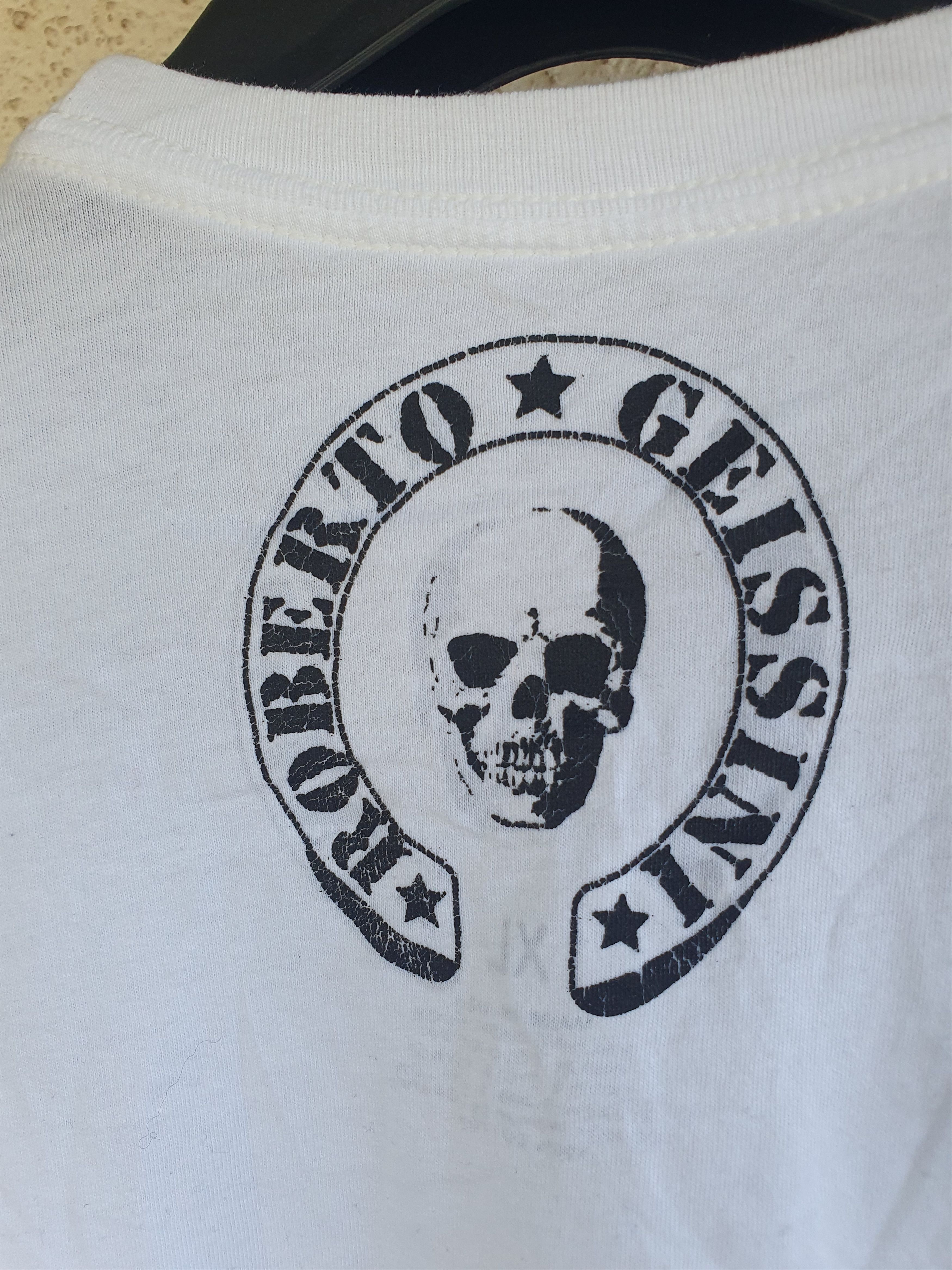 Swagger Roberto Geissini Death's Head t-shirt Made in USA sz XL/L? Size US XL / EU 56 / 4 - 4 Thumbnail
