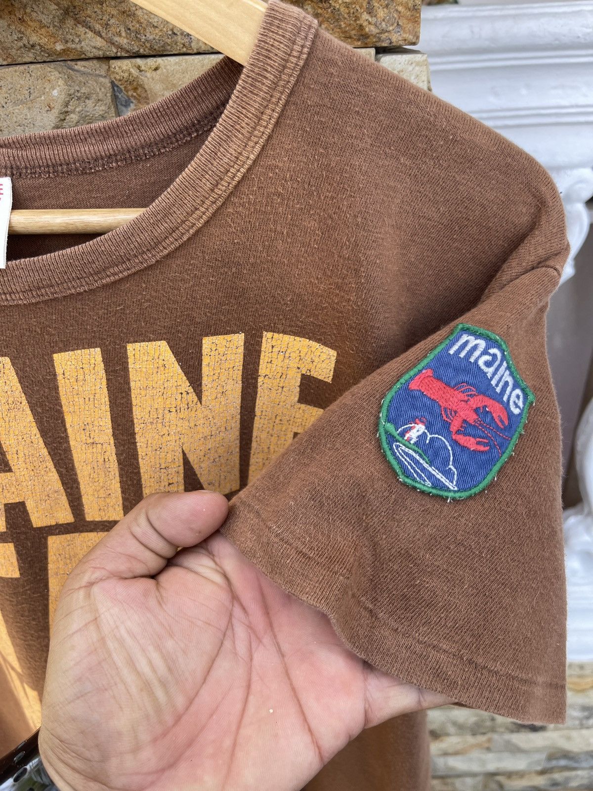 Japanese Brand Last Drop🔥Rare🔥Vintage Denim Dungaree PineTree Faded T-Shirt Size US M / EU 48-50 / 2 - 4 Thumbnail