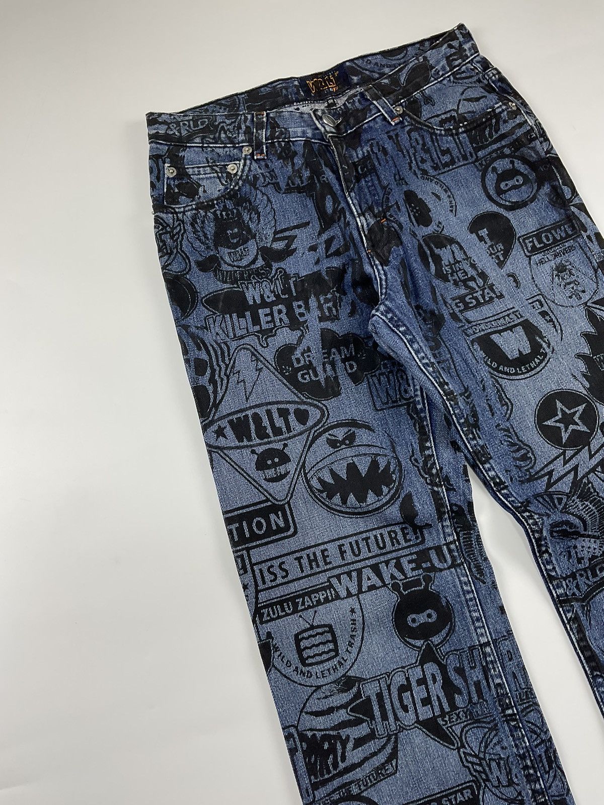 Walter Van Beirendonck Vintage Walter Van Beirendonck All Over Print Jeans Size US 28 / EU 44 - 3 Thumbnail