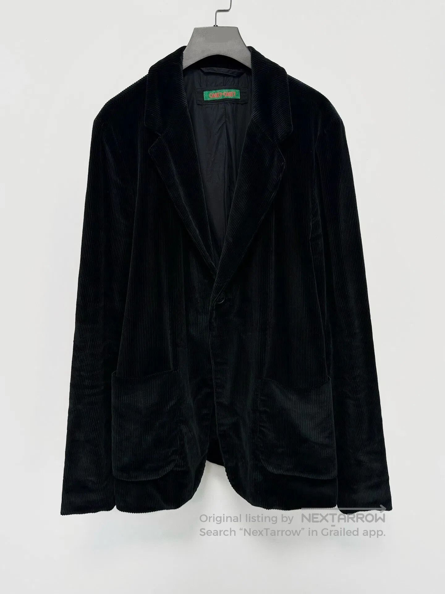 Casey Casey Black Corduroy Blazer.