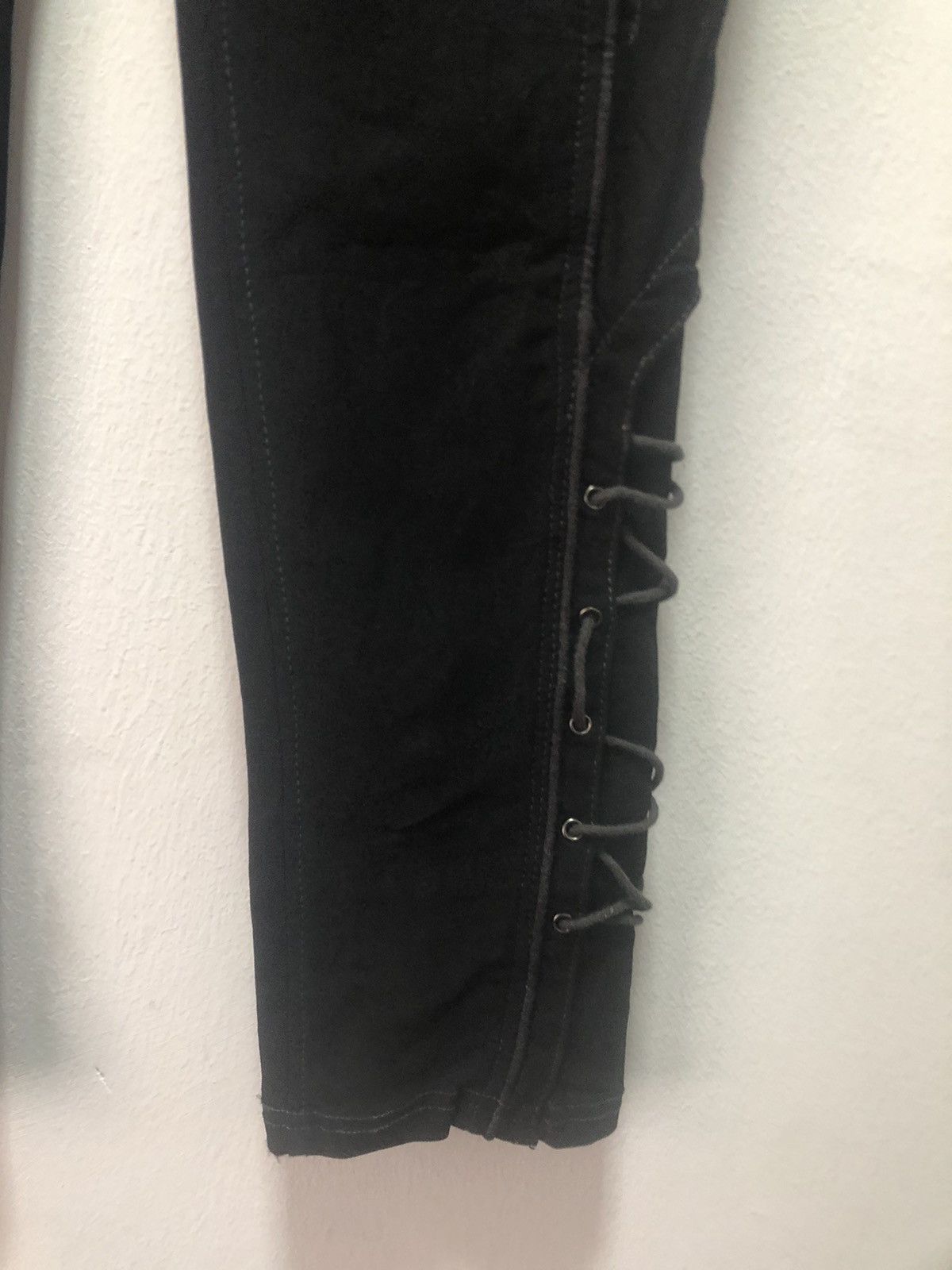 Japanese Brand × Seditionaries OZZ CROCE Pants Punk Cross Zip Strecht Size 27" / US 4 / IT 40 - 10 Thumbnail