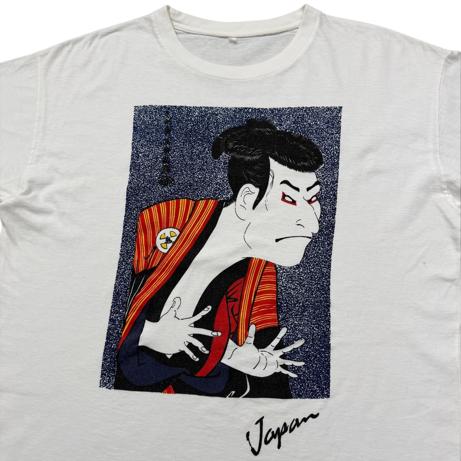 Other RARE VTG 90s JAPAN KABUKI UKIYO-E PRINT T-SHIRT Size US M / EU 48-50 / 2 - 2 Thumbnail