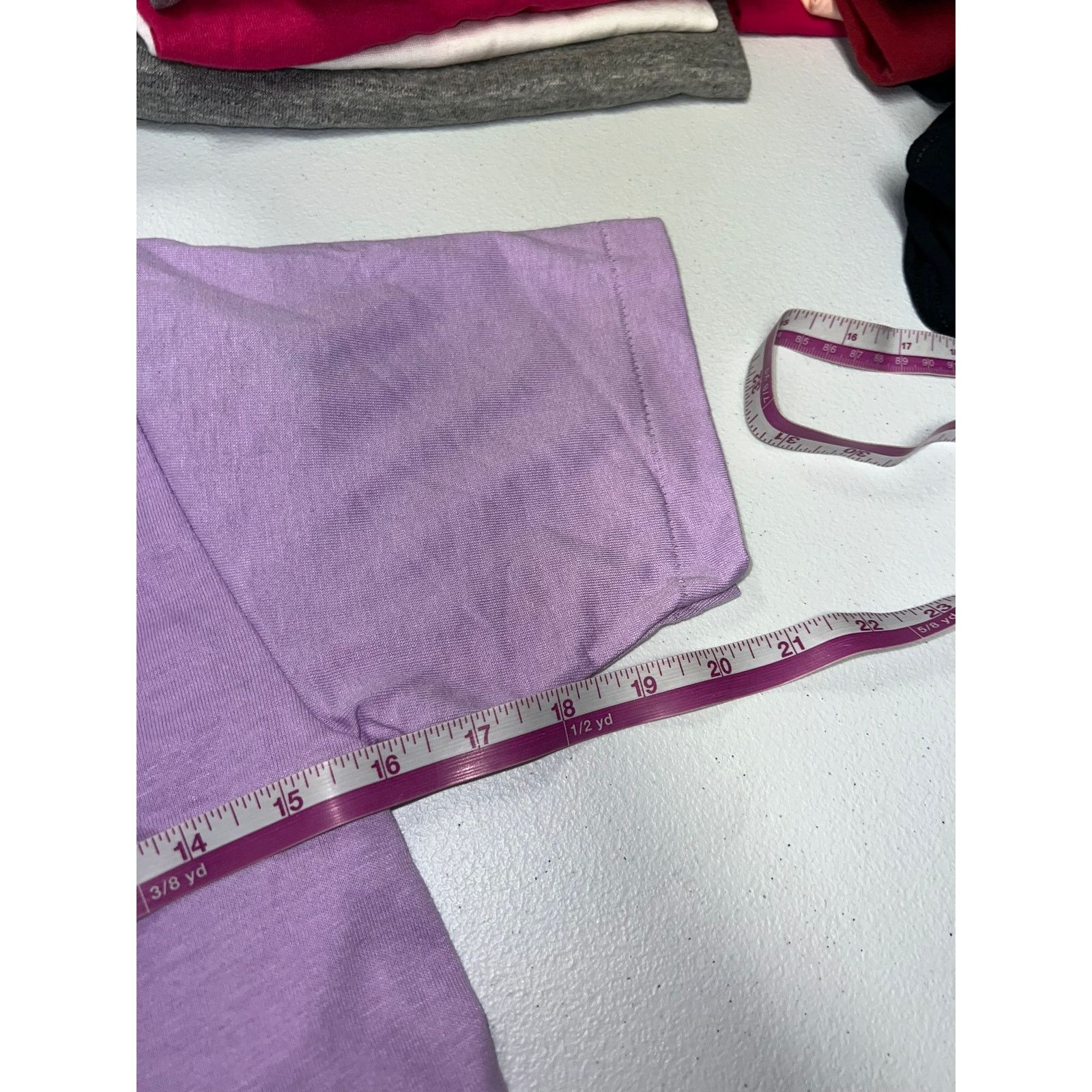Jerzees 80s Women's Jerzees Russell Purple Crop Top Shirt Women XS Size XS / US 0-2 / IT 36-38 - 7 Thumbnail