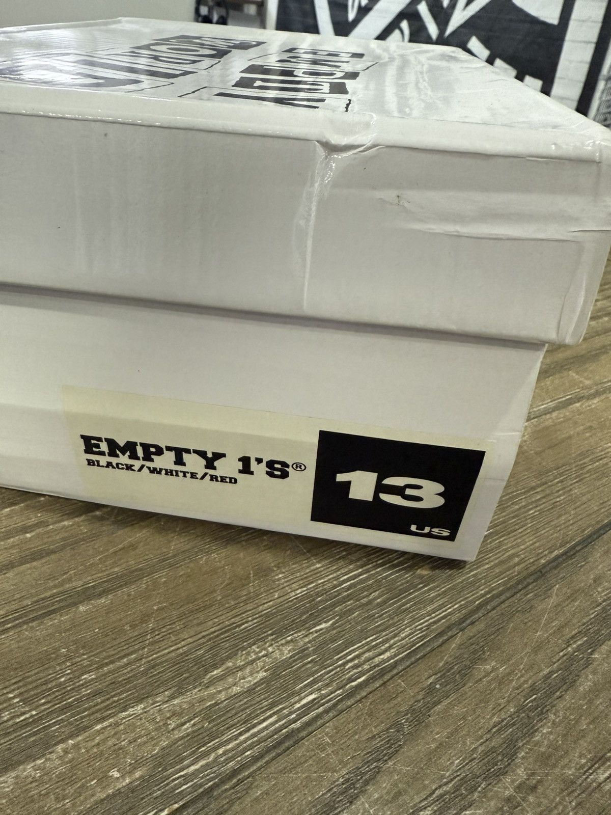 Designer ⚡️ EMPTY WORLDWIDE Custom RARE! Jordan 1 Anarchy Size 13 ⚡️ Size US 13 / EU 46 - 7 Thumbnail