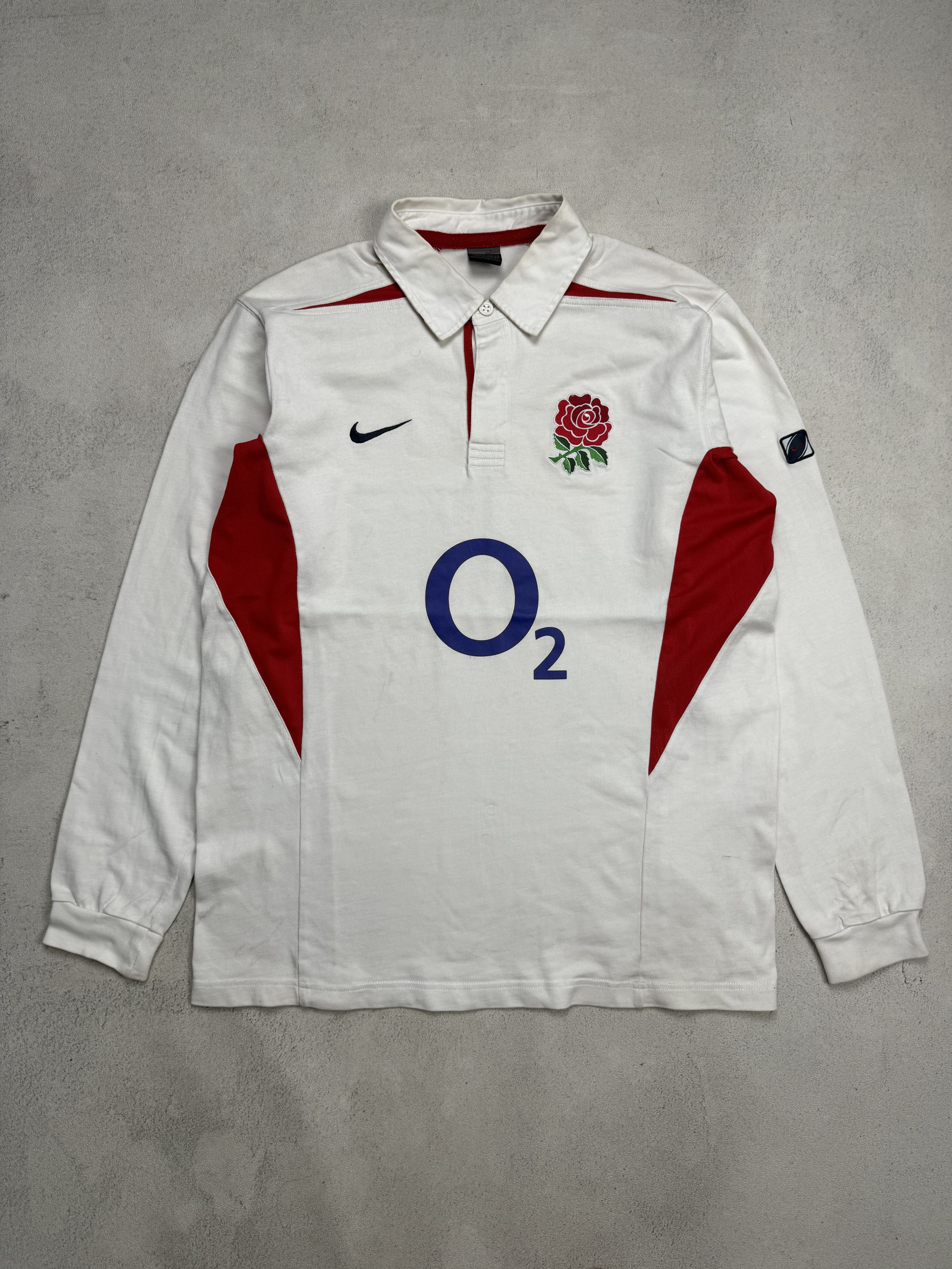 Nike England Rugby Shirt 2003-05 Longsleeve