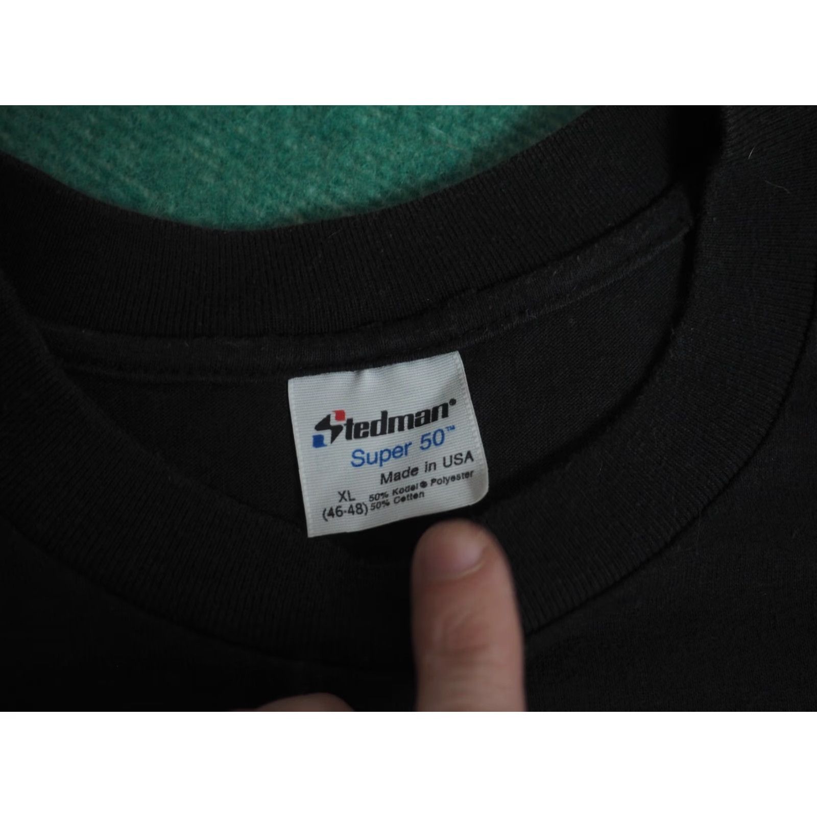 Vintage VTG 80s Stedman Harborlite Tavern Pub Bar WA Poker USA Black Tee Shirt L Mens Graphic Tee Vintage 1980s Grunge Size US L / EU 52-54 / 3 - 7 Thumbnail