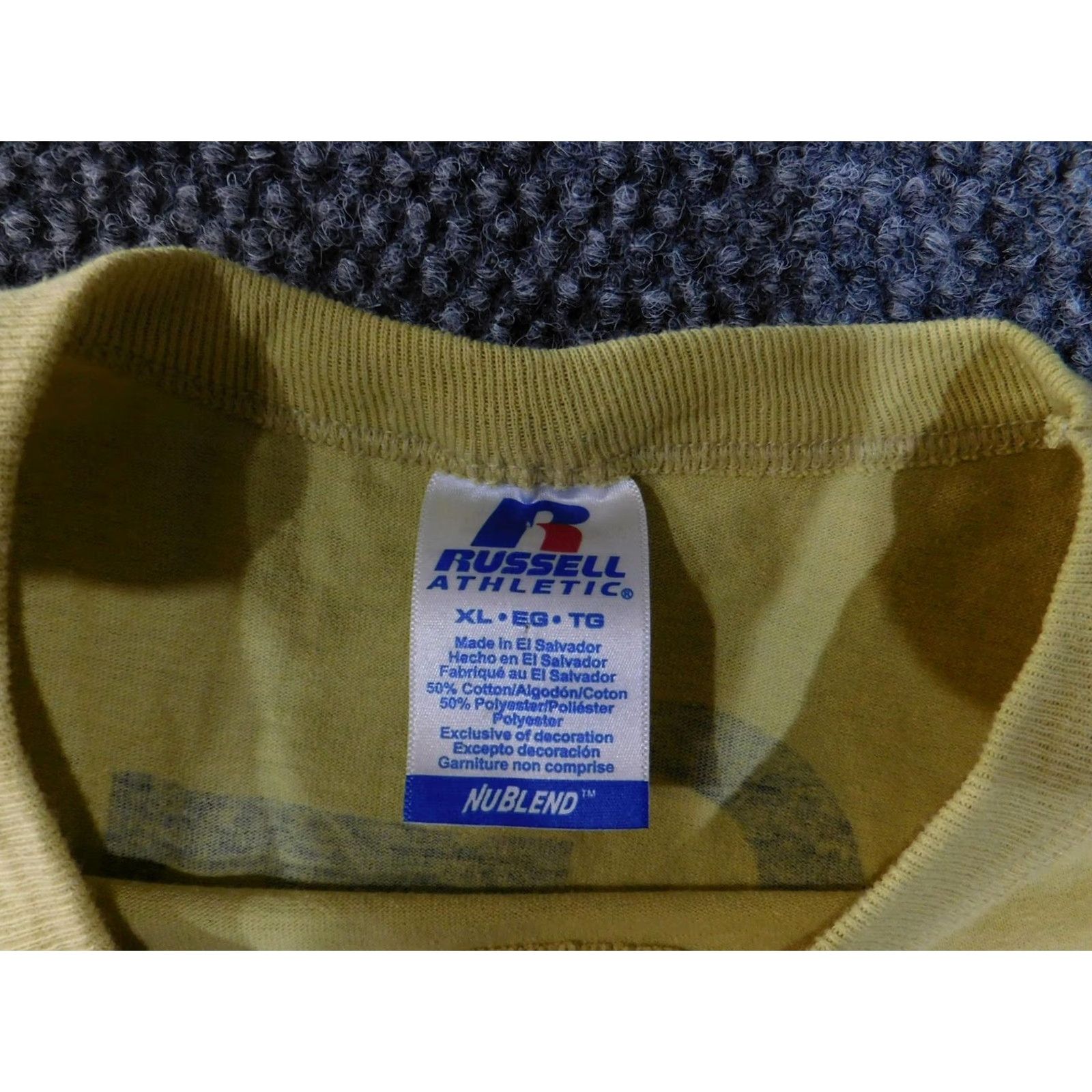 Russell Athletic Georgia Tech Yellow Jackets Shirt Mens XL Welcome To Atlanta Basketball NCAA GT Size US XL / EU 56 / 4 - 7 Thumbnail