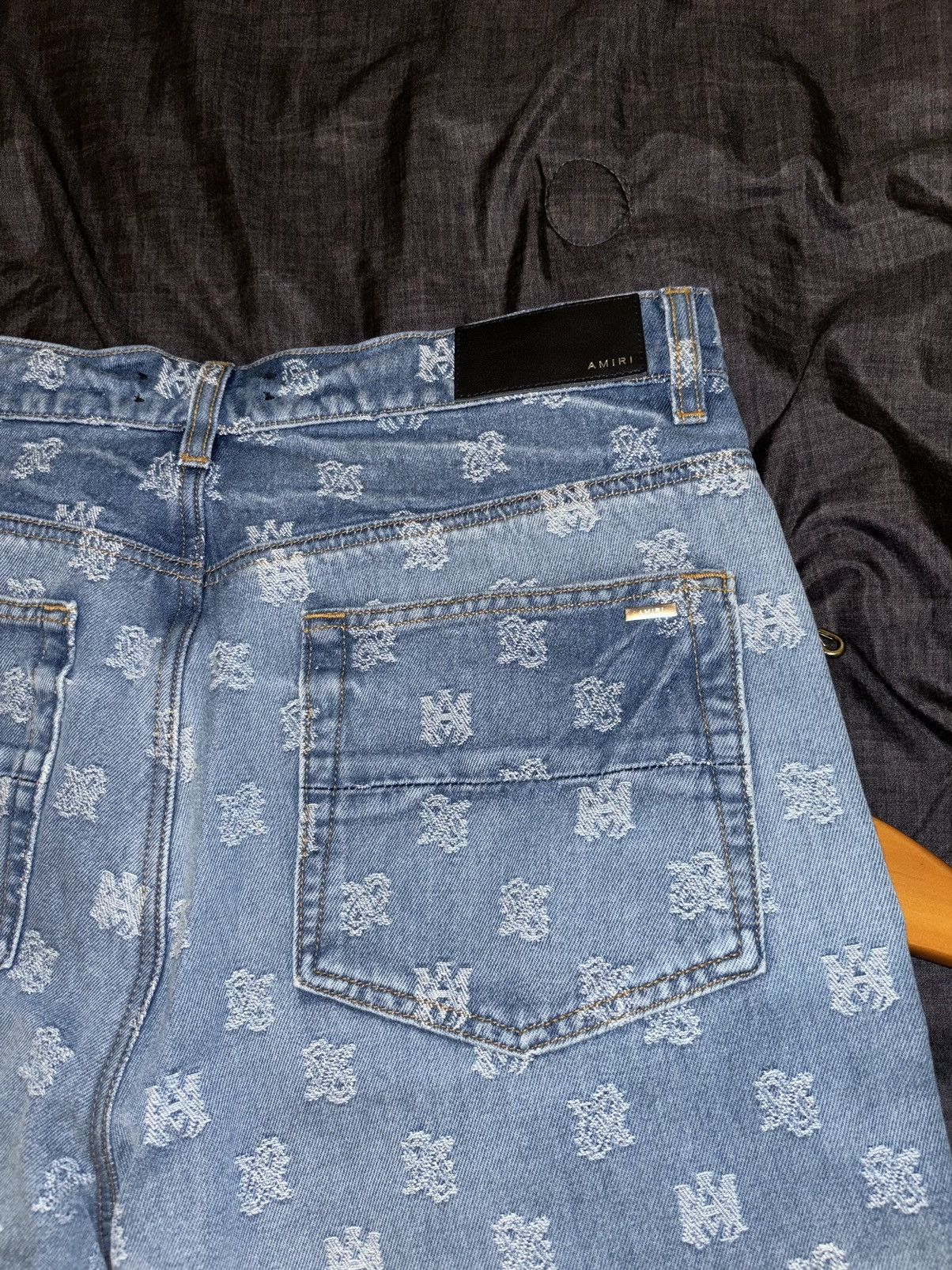 Amiri AMIRI Blue M.A. Paisley Jeans Size 31 Size US 31 - 6 Thumbnail