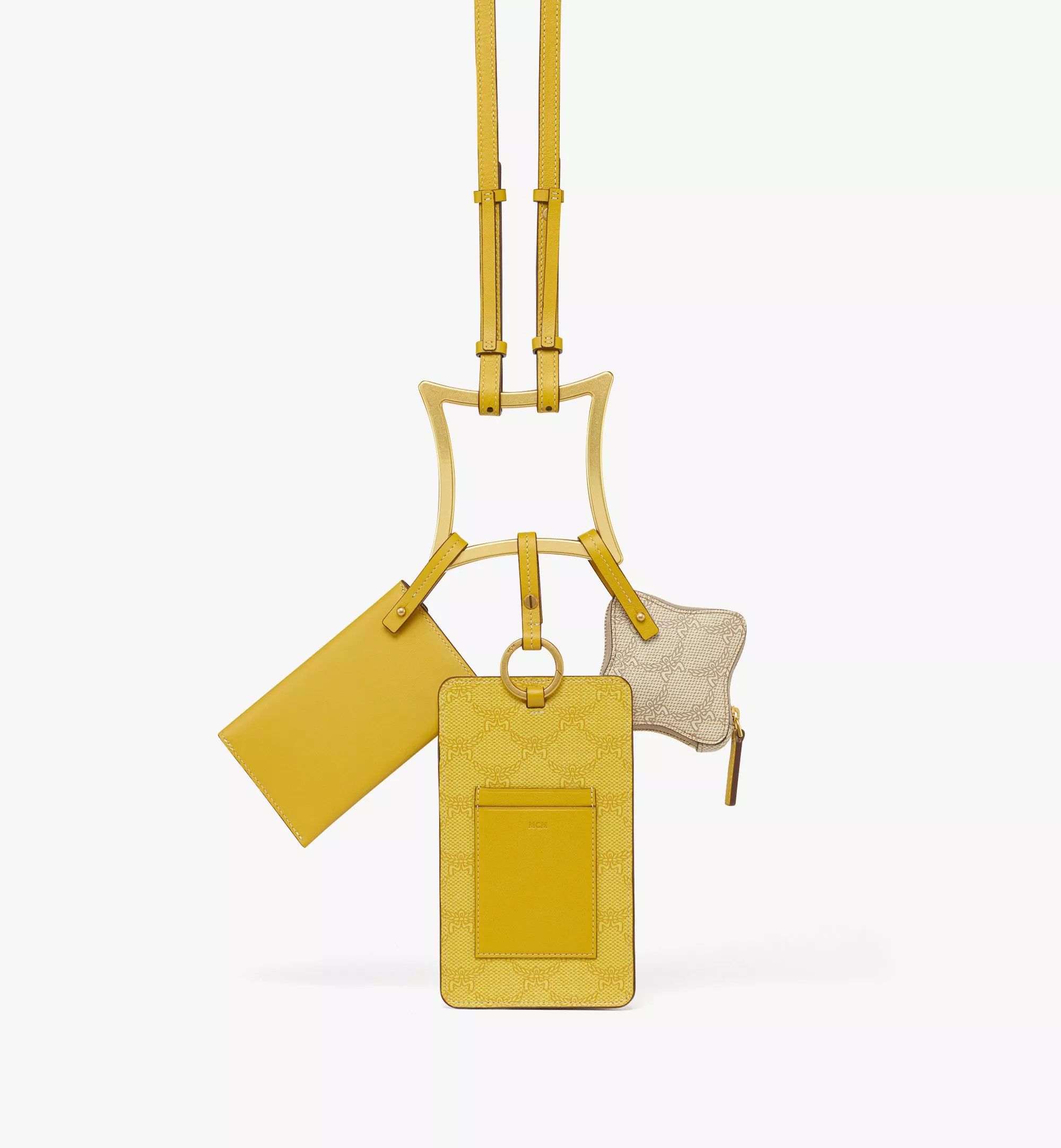 MCM o1mt1gz0725 Size: OS / Pouch in Yellow Size ONE SIZE - 2 Thumbnail
