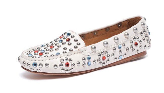 Designer × Isabel Marant × Isabel Marant Etoile Isabel Marant S/S 2013 rhinestones all around loafers shoes Size US 8 / IT 38 - 2 Thumbnail