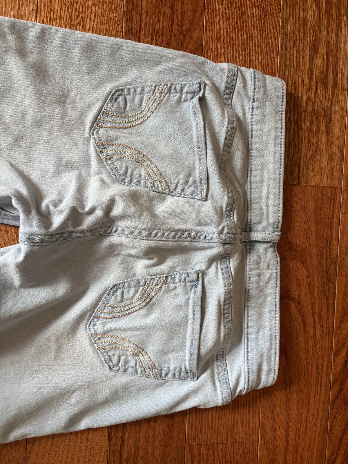 Hollister Hollister Light Blue Jean Leggings Size 5L W27 L31 Size 27" / US 4 / IT 40 - 5 Thumbnail
