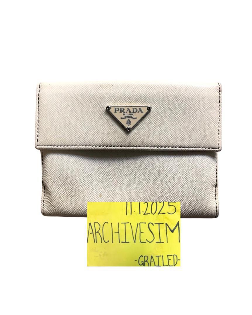 Prada Prada Bifold Leather Wallet Size ONE SIZE - 2 Thumbnail