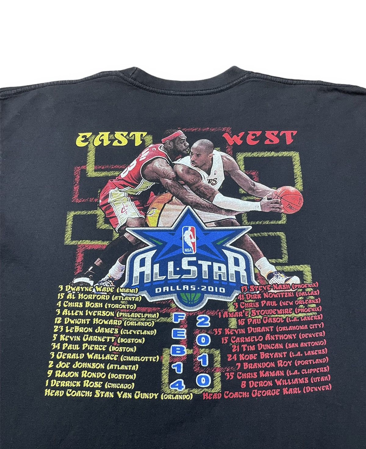 NBA 2010 NBA Allstar Kobe Vs Lebron Shirts Size US XL / EU 56 / 4 - 1 Thumbnail