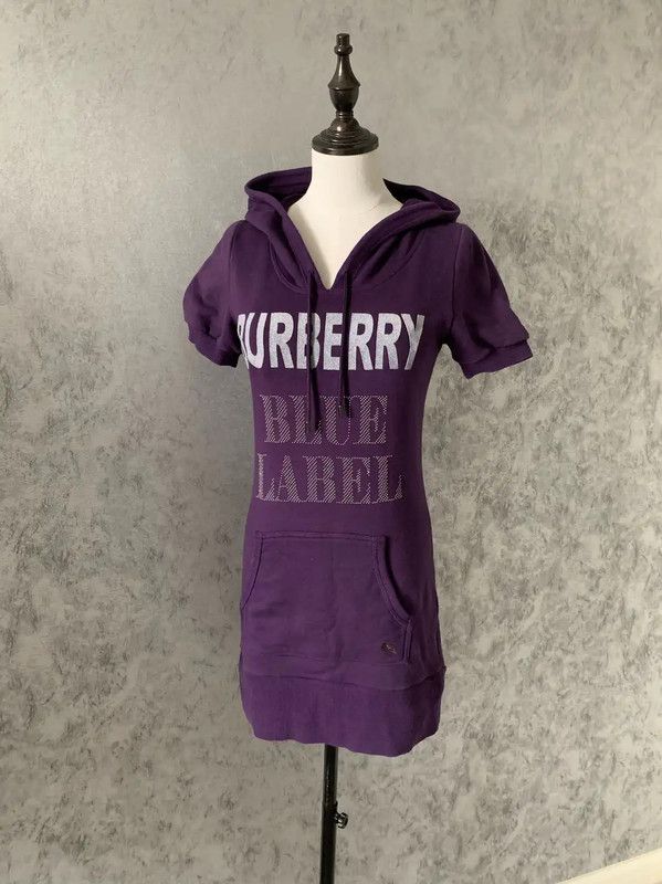 Burberry Burberry Blue Label Purple Cotton Dress Size M / US 6-8 / IT 42-44 - 1 Thumbnail