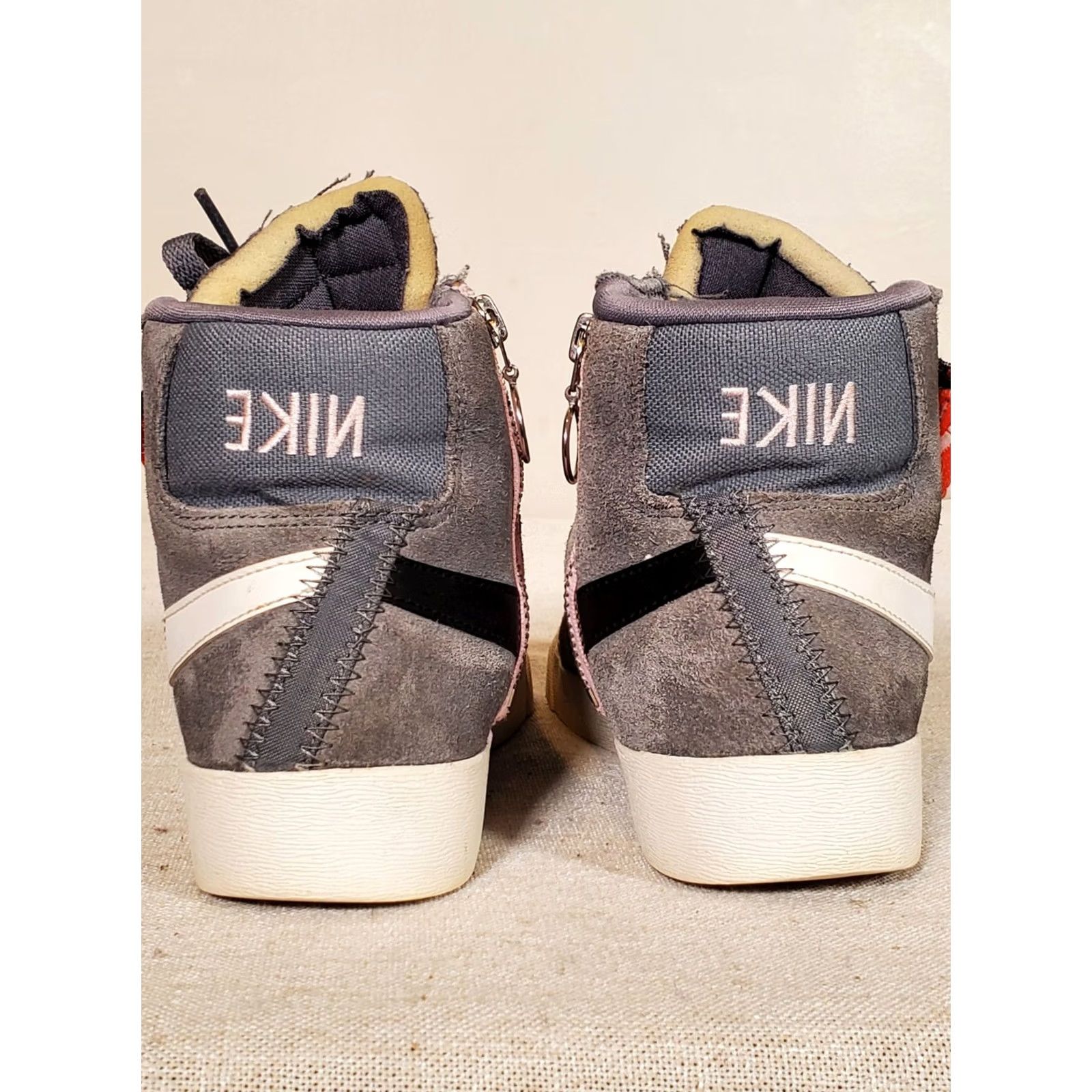 Nike Nike Blazer Mid Rebel Shoes Deconstructed Cool Grey BQ4022-004 Women's US 7 Size S / US 4 / IT 40 - 6 Thumbnail