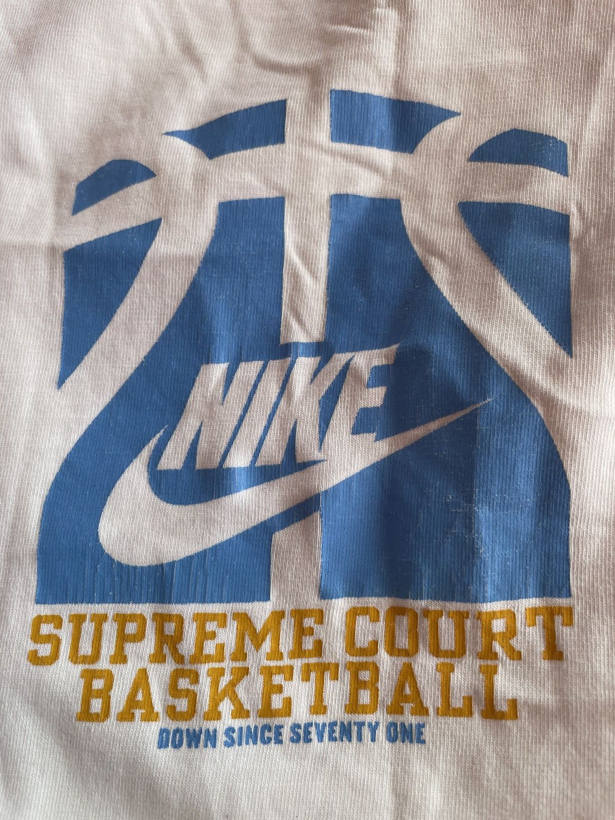 Nike Vintage Nike Supreme Court Basketball Y2K Streetwear Tee Size US M / EU 48-50 / 2 - 4 Thumbnail