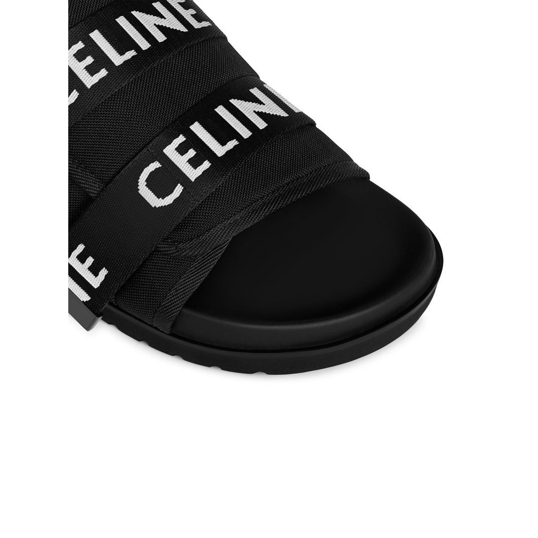 Celine CELINE Pitea $800 Black/White Sandals New & Authentic (Men's Size US 9 / EU 42 - 4 Thumbnail