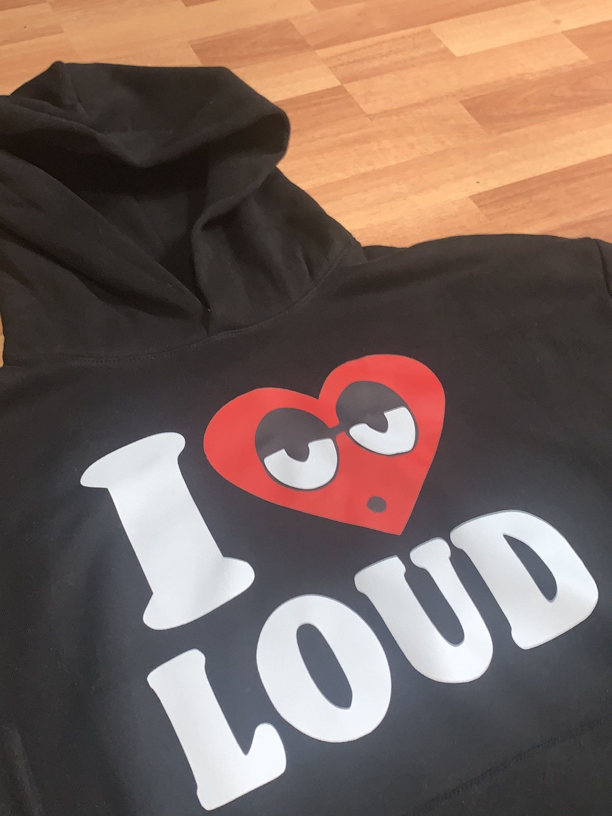 ⚡️ASK 4 BLACK FRIDAY DEAL⚡️ Black “I \u003c3 Loud” Hoodie, image size:1200x1600