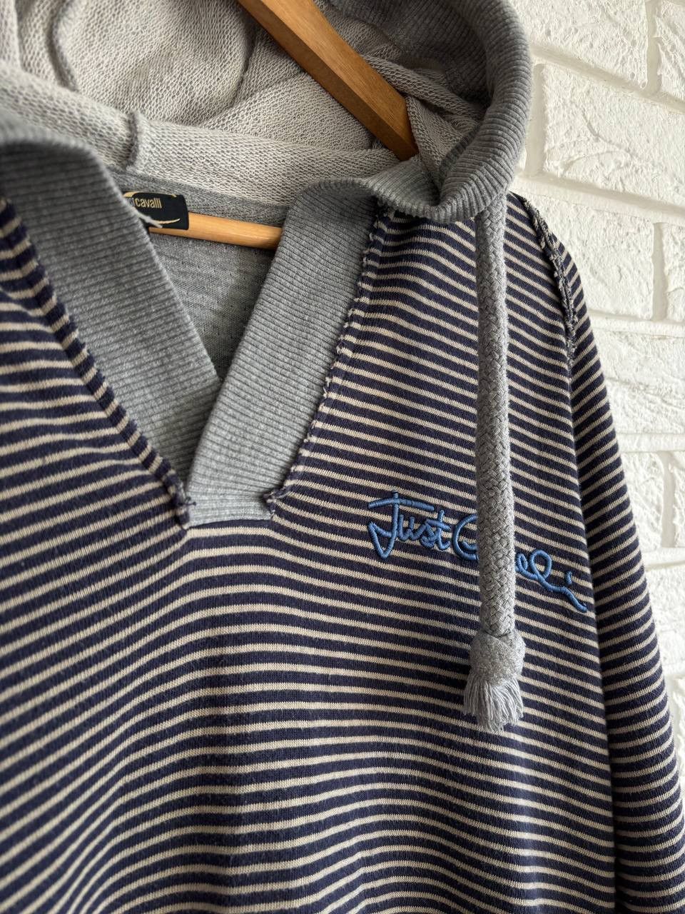 Just Cavalli Just Cavalli striped hoodie vintage Size US L / EU 52-54 / 3 - 9 Thumbnail