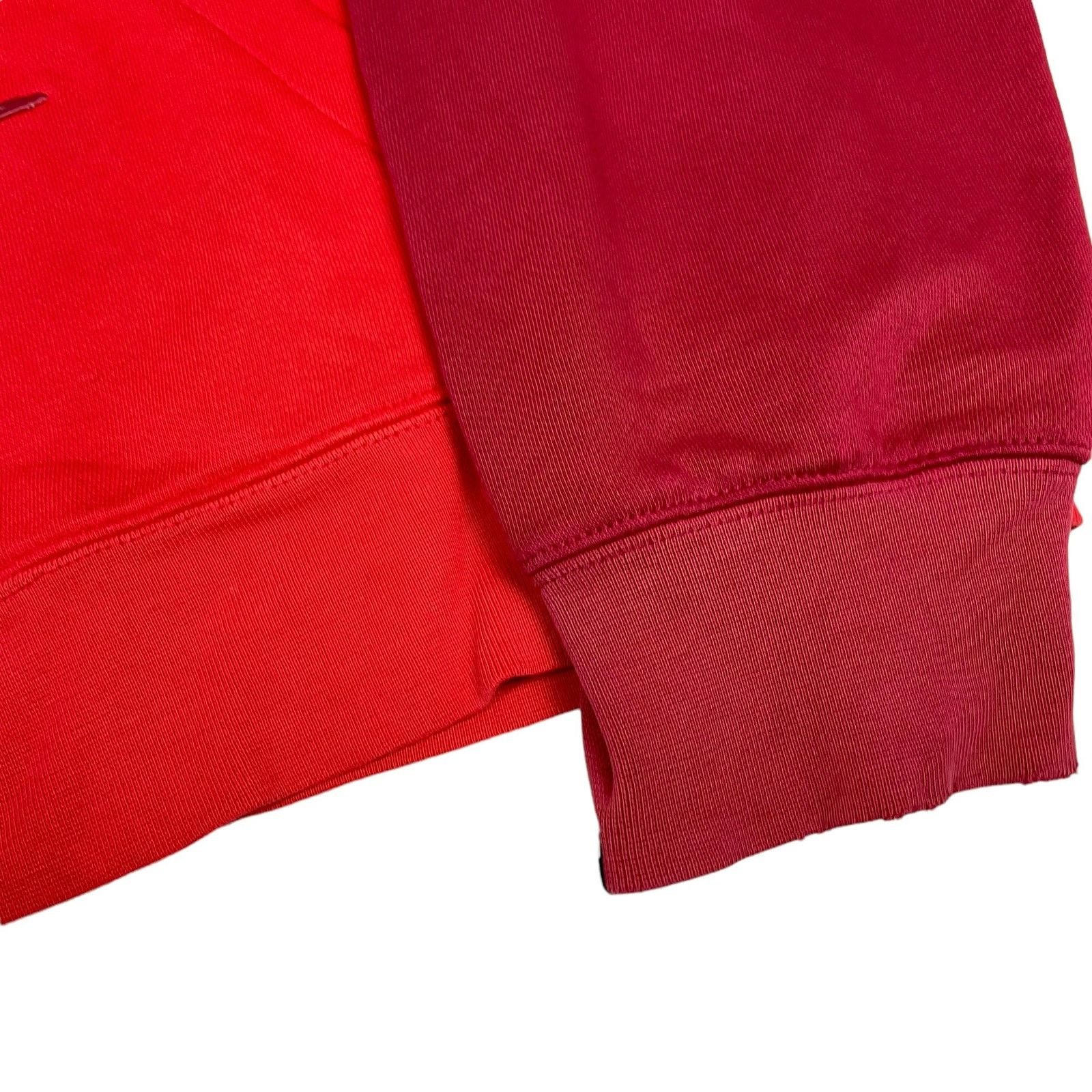 Nike × Vintage Nike Red Fleece Swoosh Raglan Sleeve Pullover Hoodie L Size L / US 10 / IT 46 - 6 Thumbnail