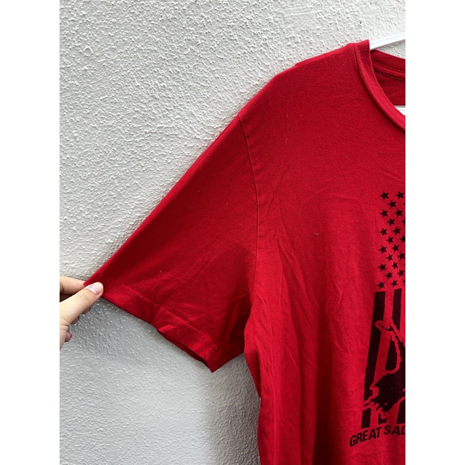 J Brand Canvas Brand T-Shirt XL Men Short Sleeve Red Graphic Countries Shirt Size US XL / EU 56 / 4 - 3 Thumbnail