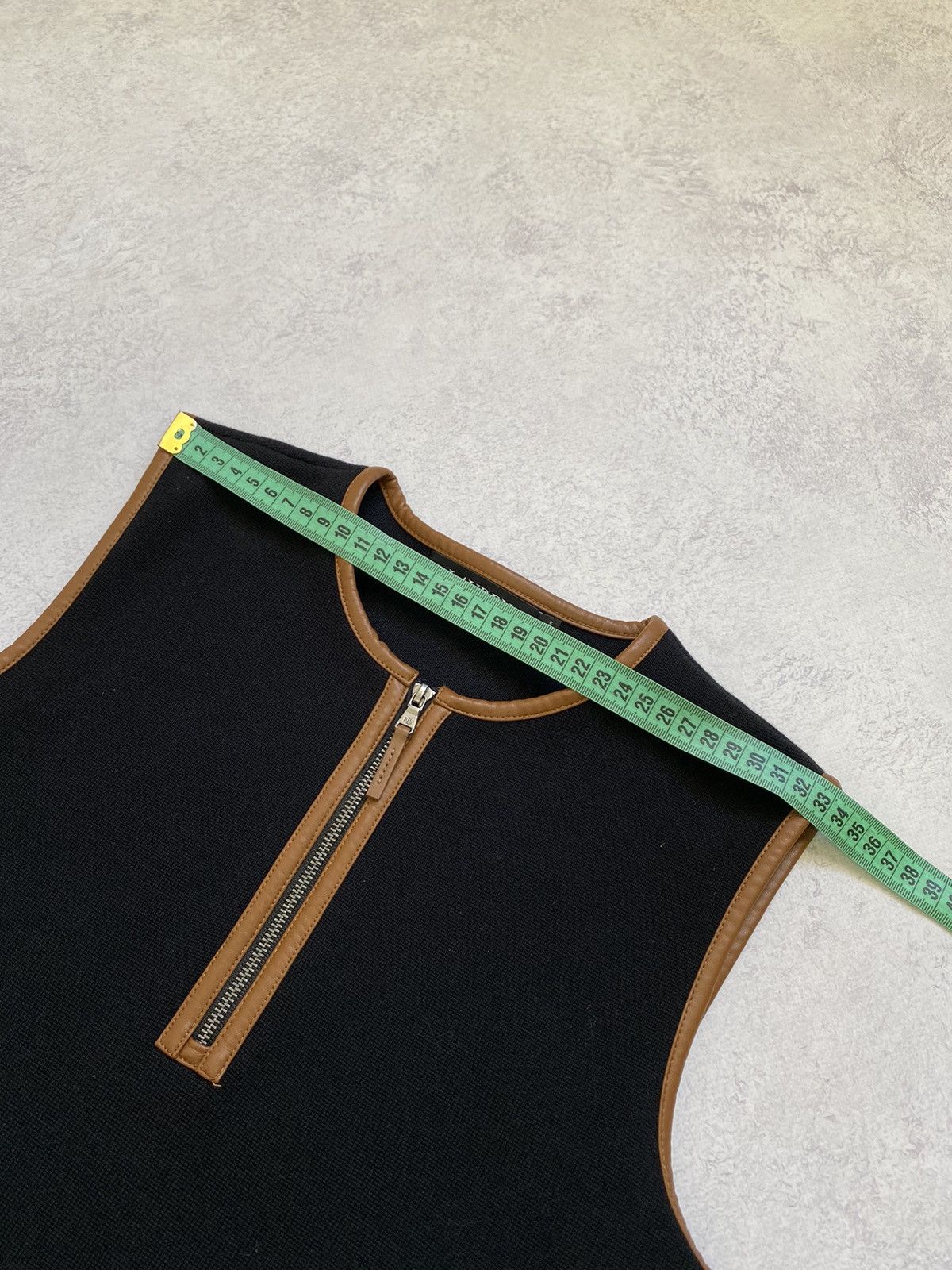 Lauren Ralph Lauren Lauren Ralph Lauren Knit Leather Patch Jacket & Dress Set Size S / US 4 / IT 40 - 23 Thumbnail